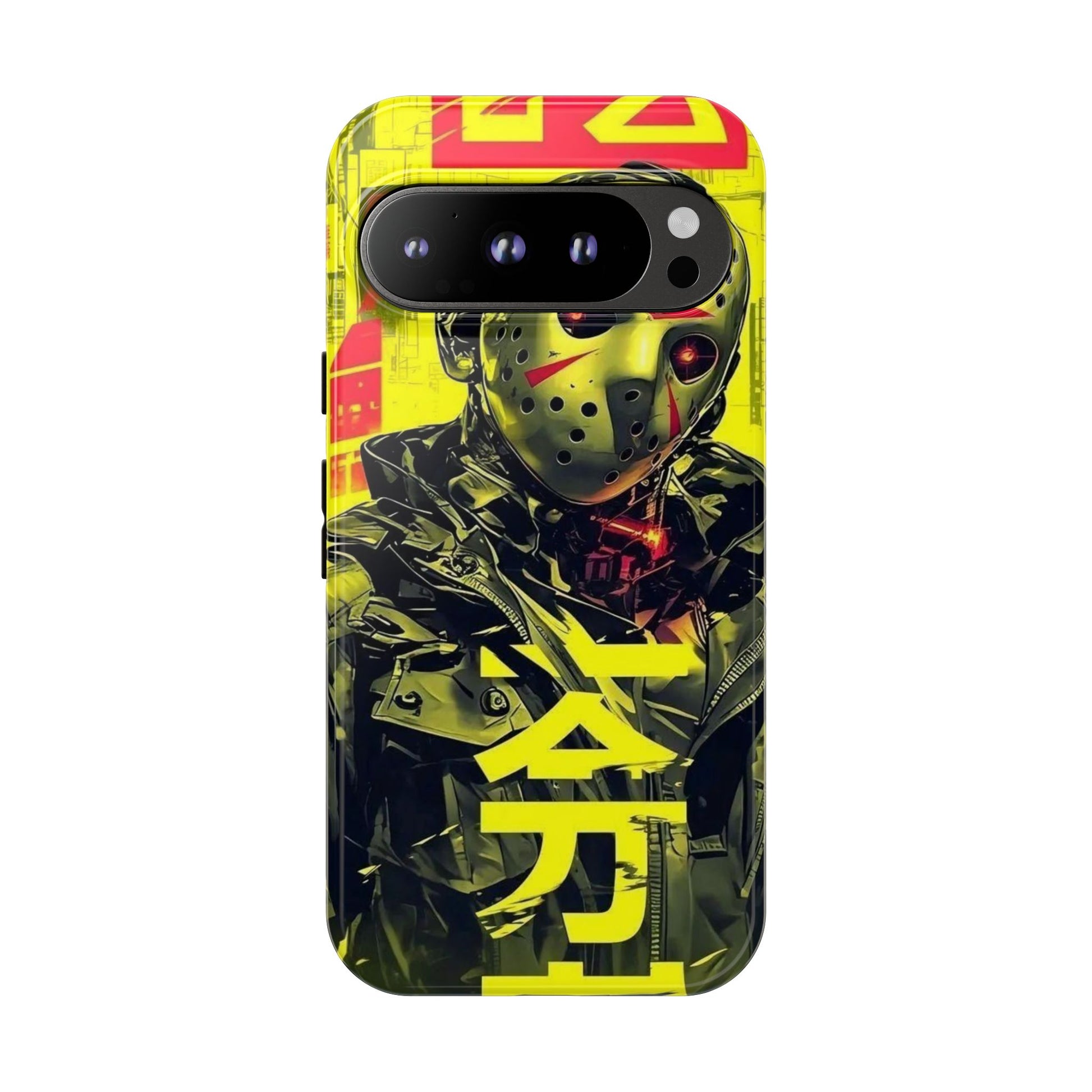 Cyberpunk X Jason Voorhees Tough Cases for iPhones, Samsung, and Pixel