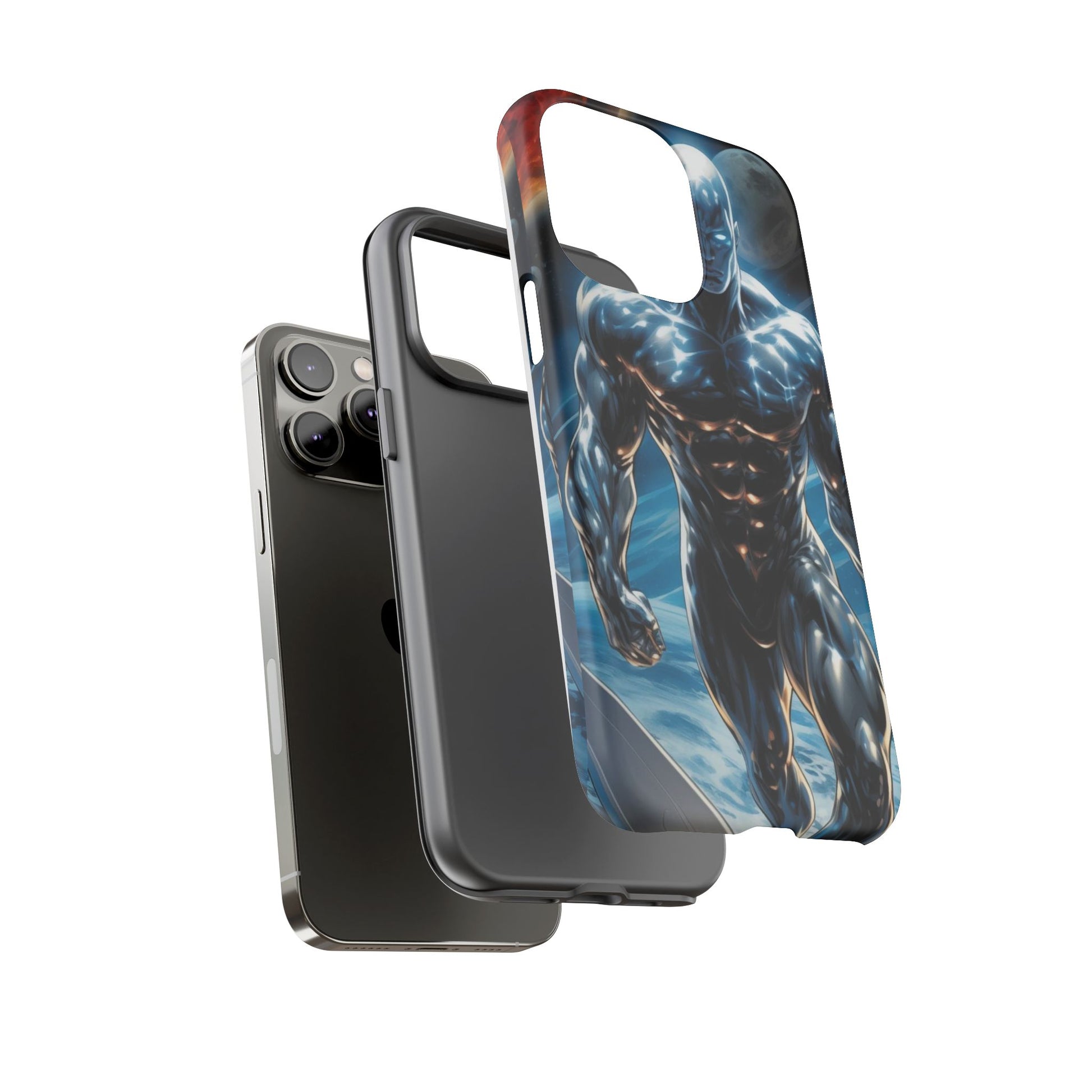 The Silver Surfer Comic Art Phone Case, Tough Cases for iPhones, Samsung, and Pixel