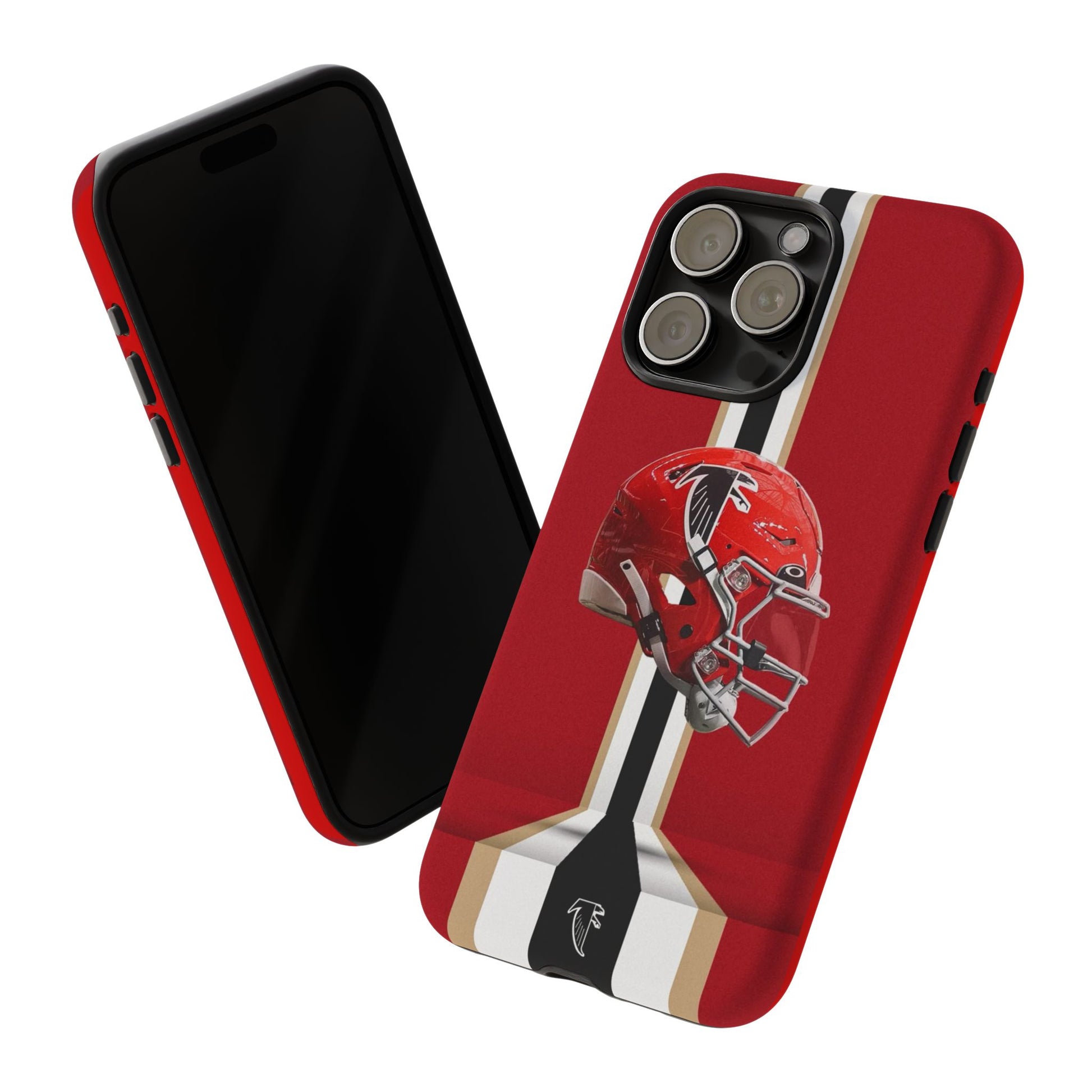 Atlanta Falcons Football Helmet Logo Tough Cases for iPhones, Samsung, and Pixel