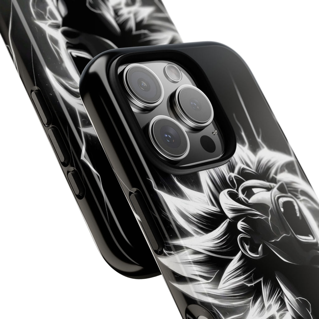 Anime Saiyan Rage Dragon ball Z Tough Cases for iPhones, Samsung, and Pixel