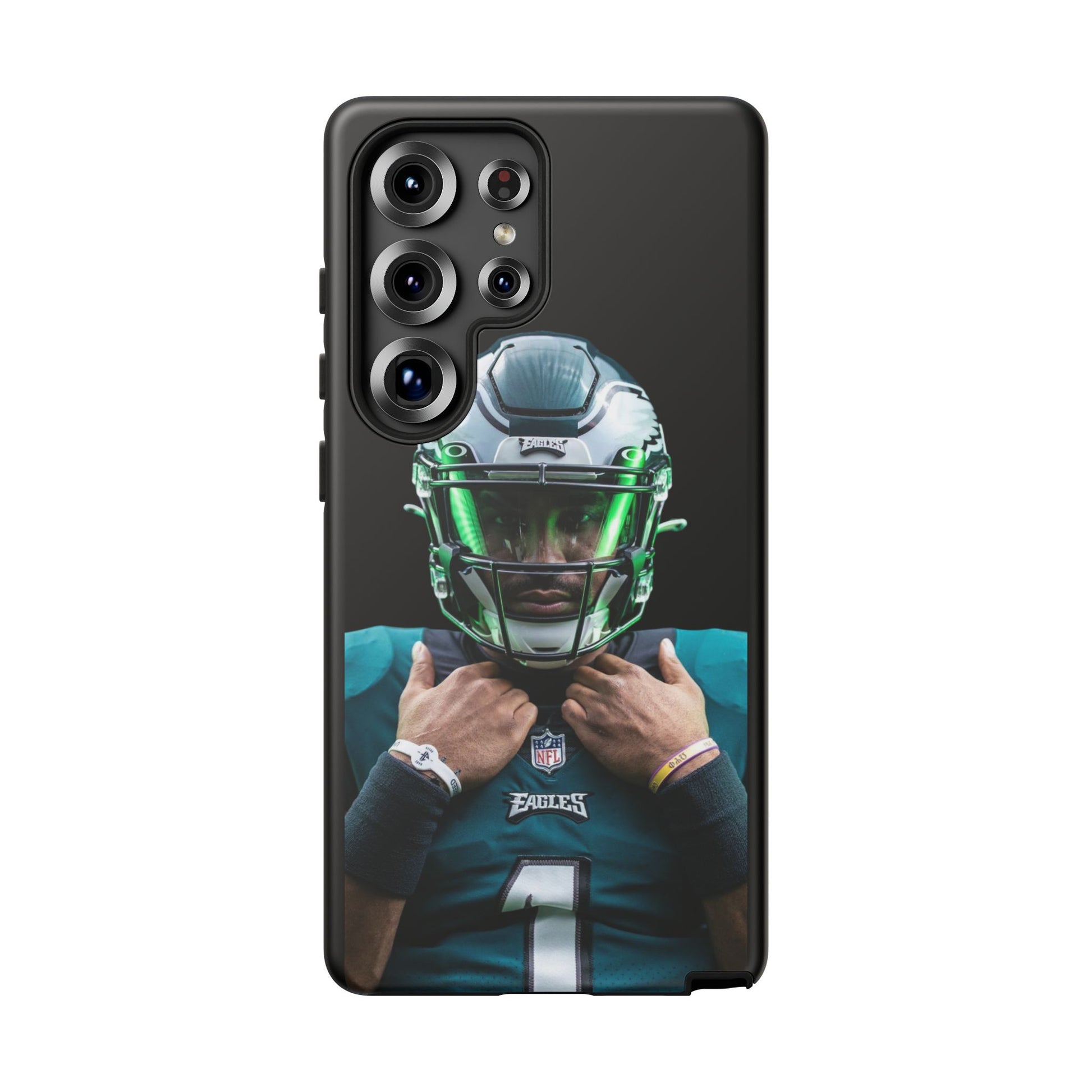 Eagles Football Jalen Hurts Tough Cases for iPhones, Samsung, and Pixel