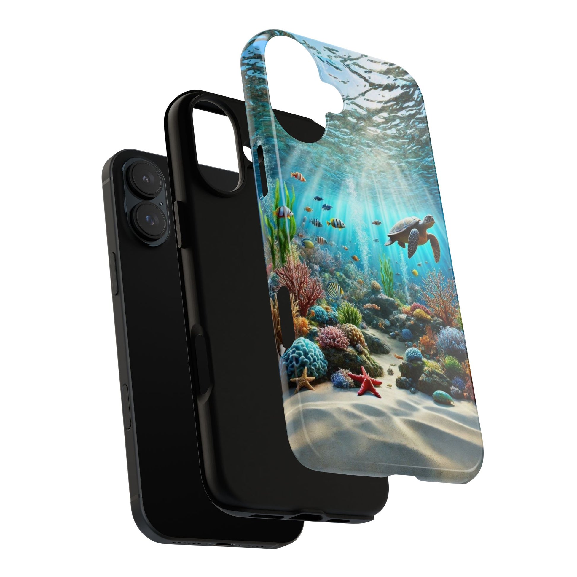 Under Sea Landscape Tough Cases for iPhones, Samsung, and Pixel