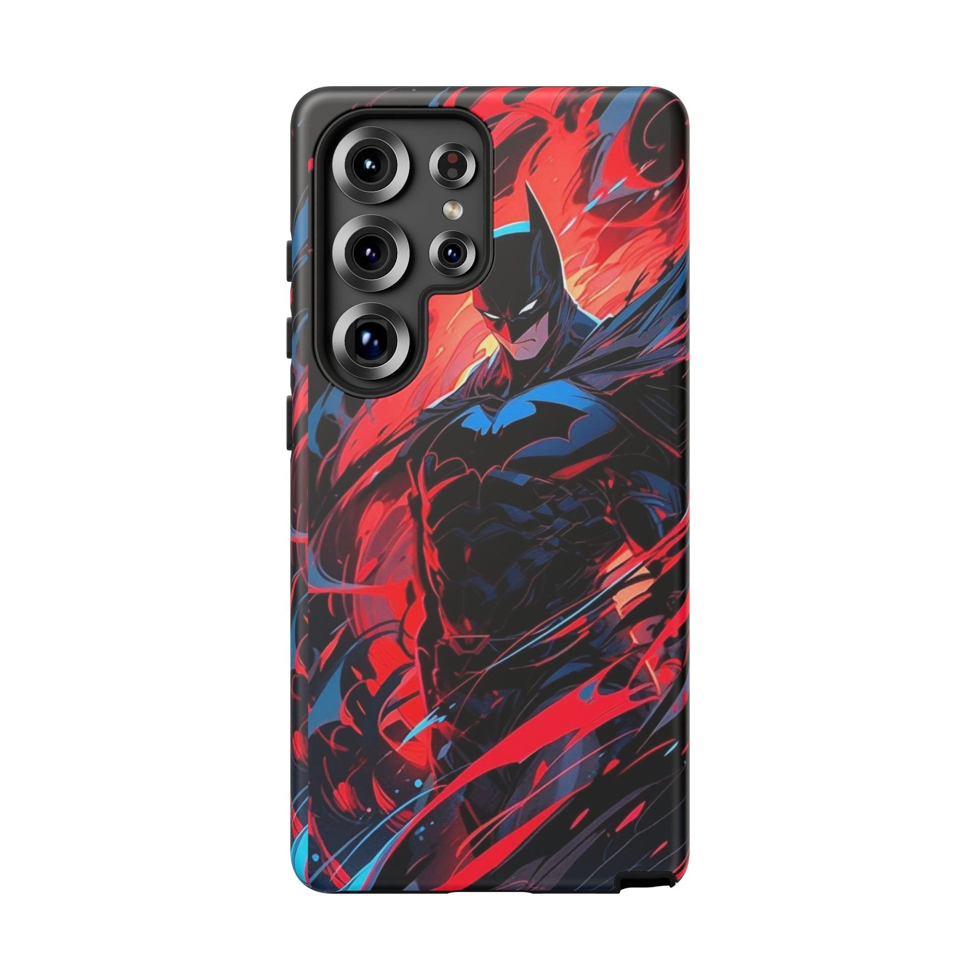 The Dark Knight Batman Art Tough Cases for iPhones, Samsung, and Pixel