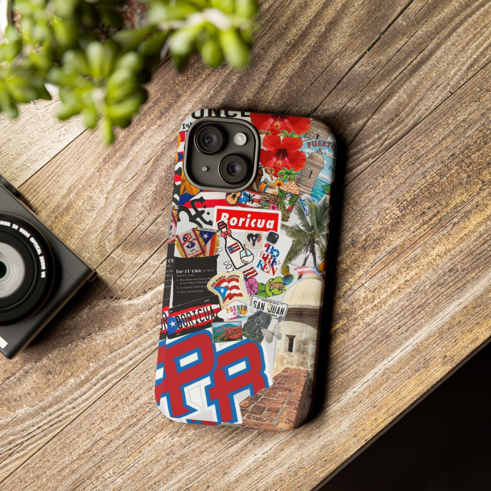 Puerto Rico Boricua Art Tough Cases for iPhones, Samsung, and Pixel