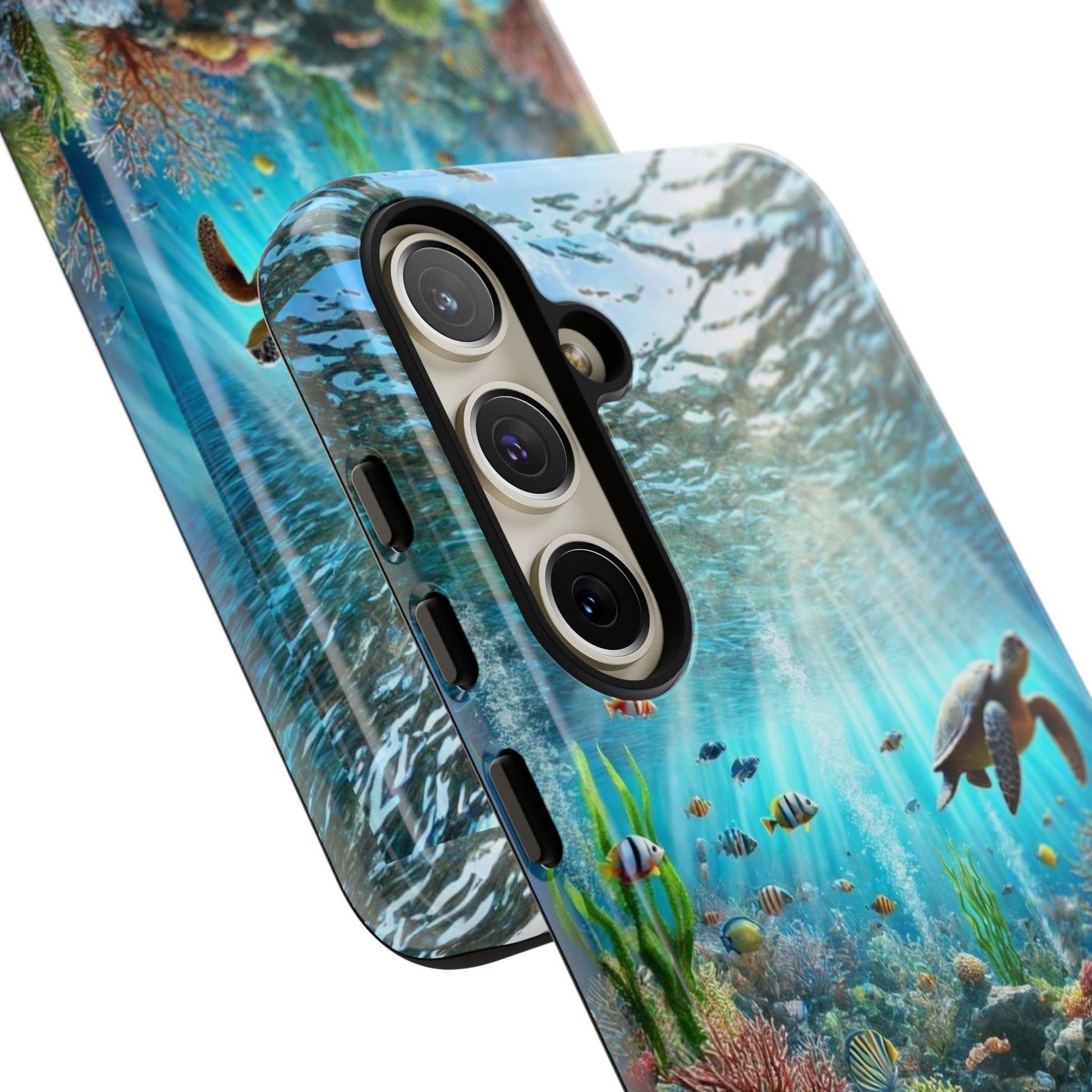Under Sea Landscape Tough Cases for iPhones, Samsung, and Pixel