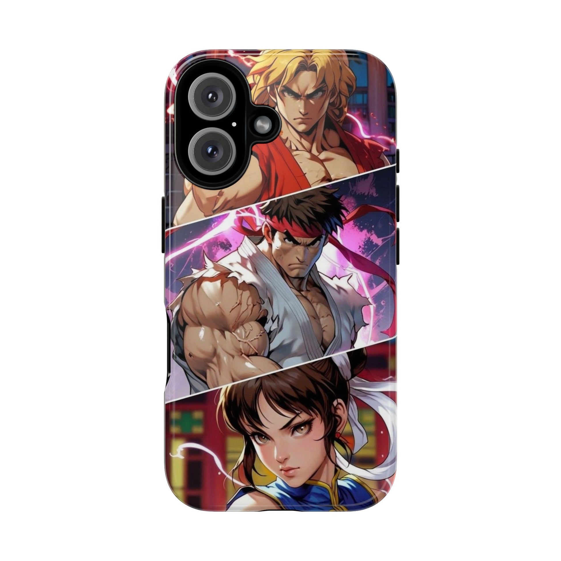 Street Fighter Gamer Theme Tough Cases for iPhones, Samsung, and Pixel