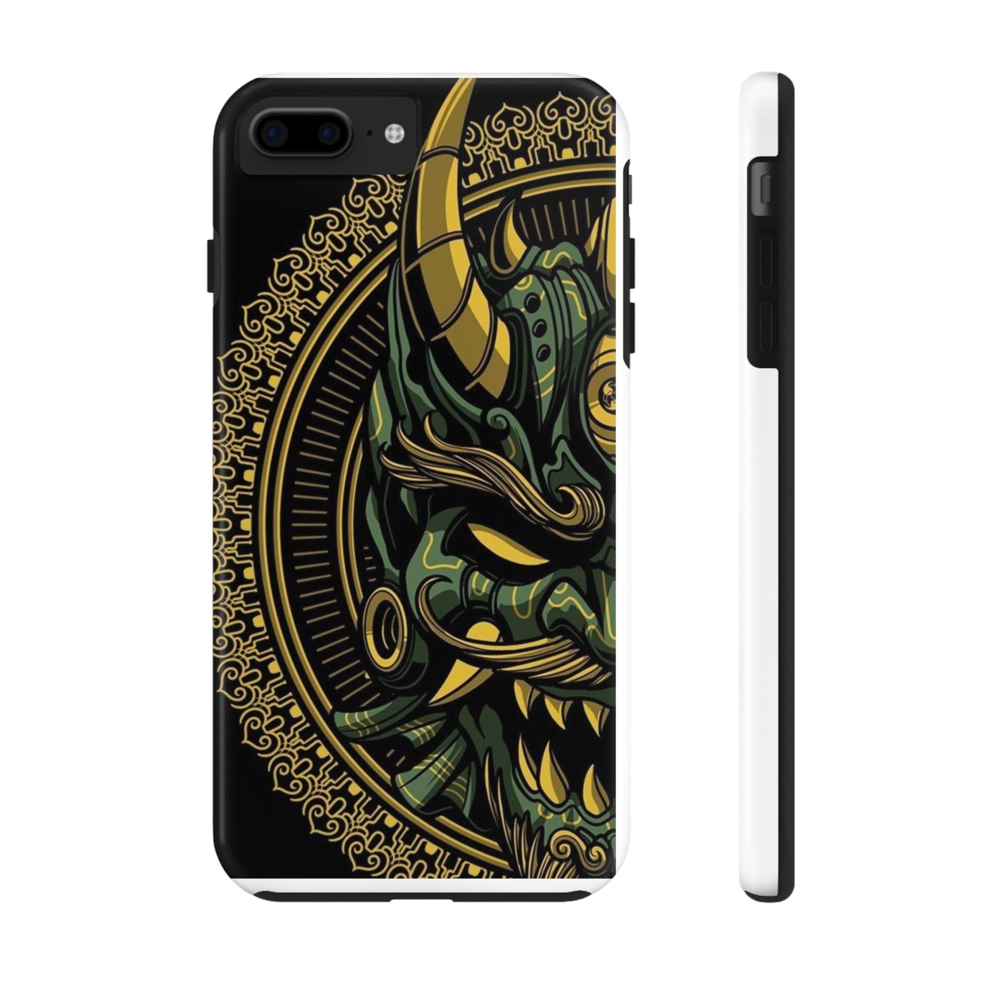 Kabuki Mask Theme Phone Cases for Iphones & Samsung Durable