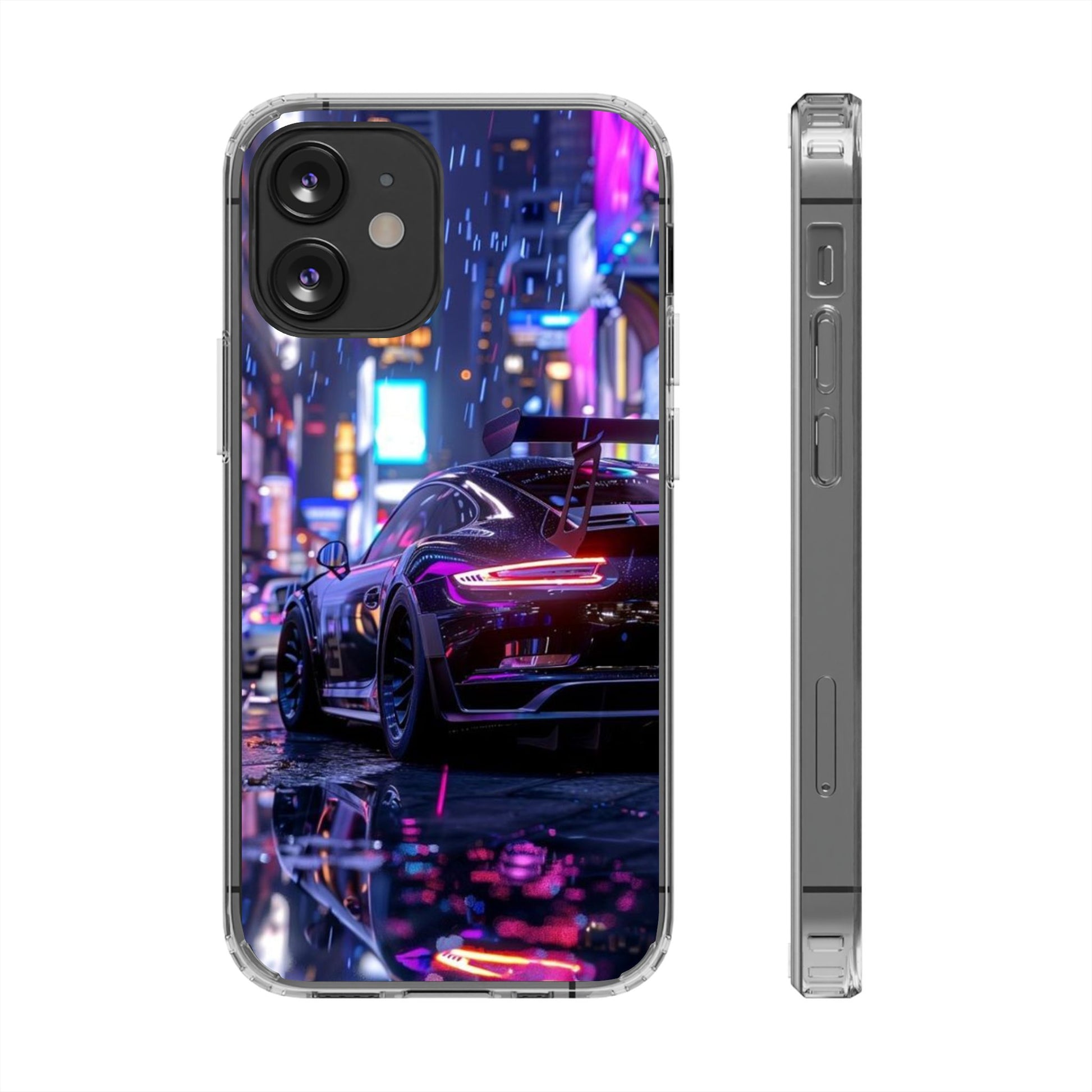 Beautiful Porsche in City Art Iphone, Samsung case