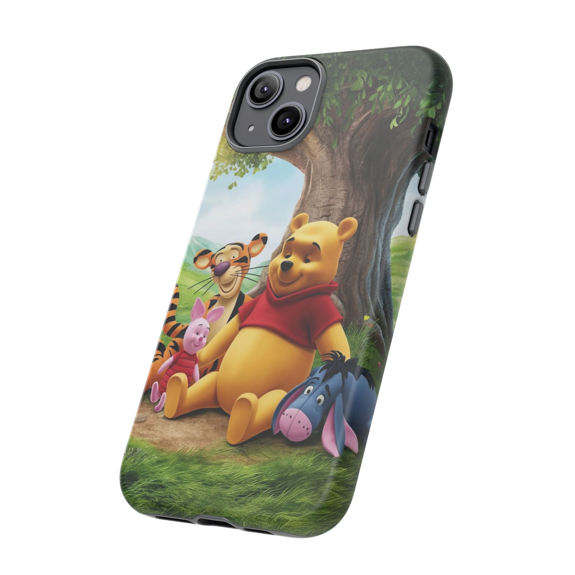 Cute Pooh Bear Phone Case, Tough Cases, Disney Phone for iPhones, Samsung, and Pixel