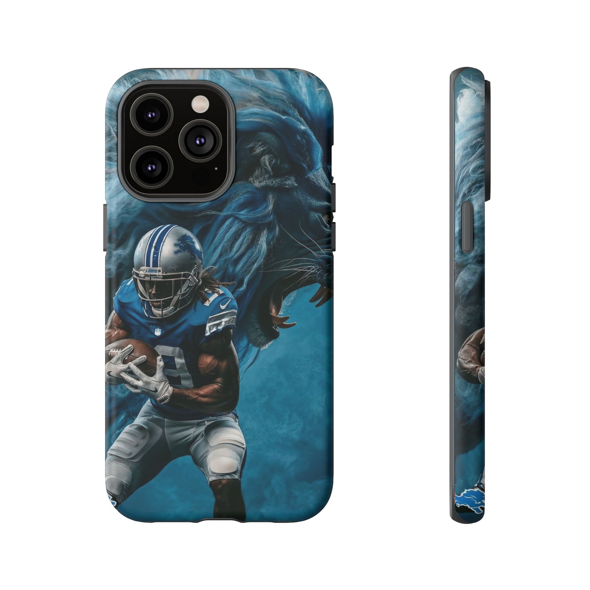 Detroit Lions Player Football Phone Case, Tough Cases for iPhones, Samsung, and Pixel
