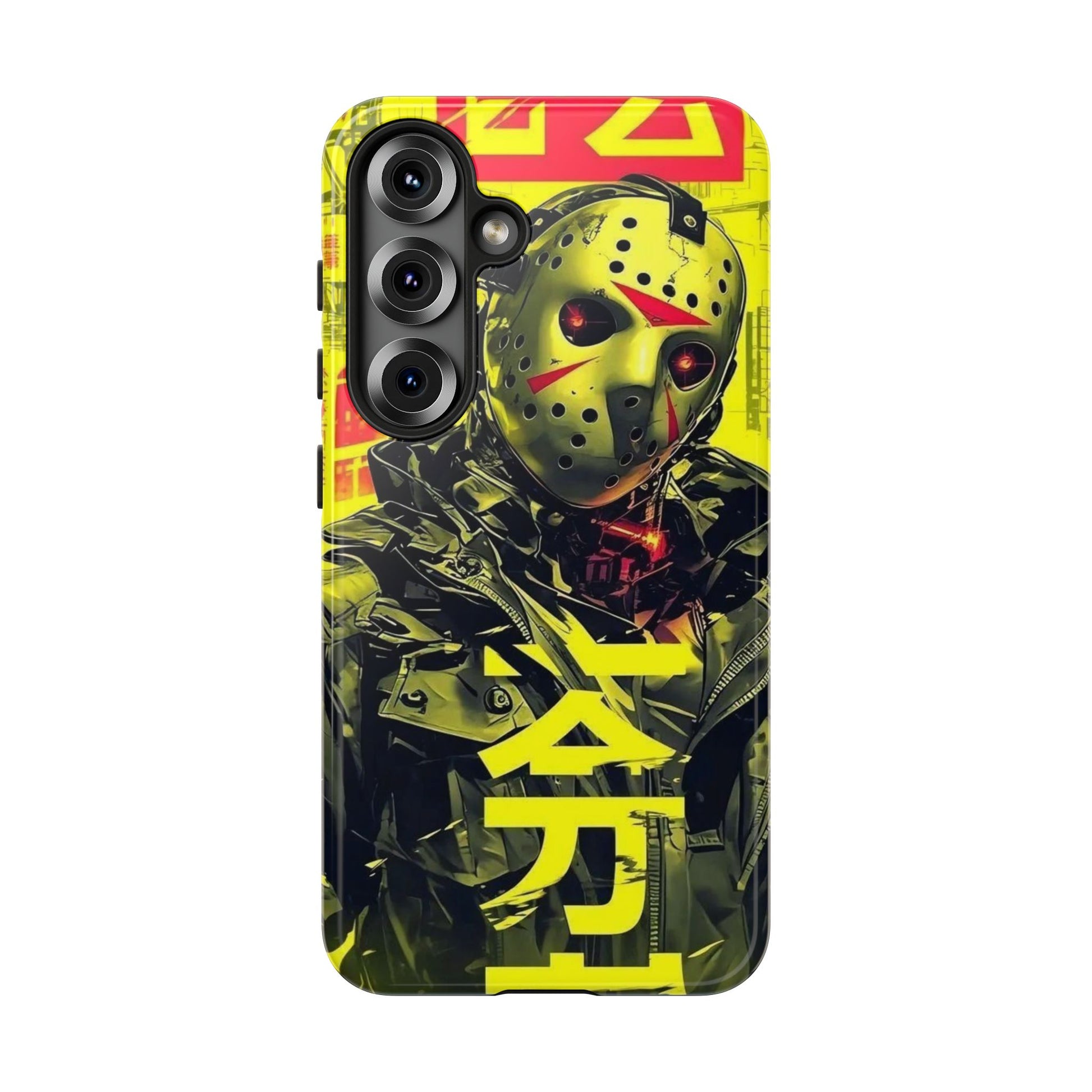 Cyberpunk X Jason Voorhees Tough Cases for iPhones, Samsung, and Pixel