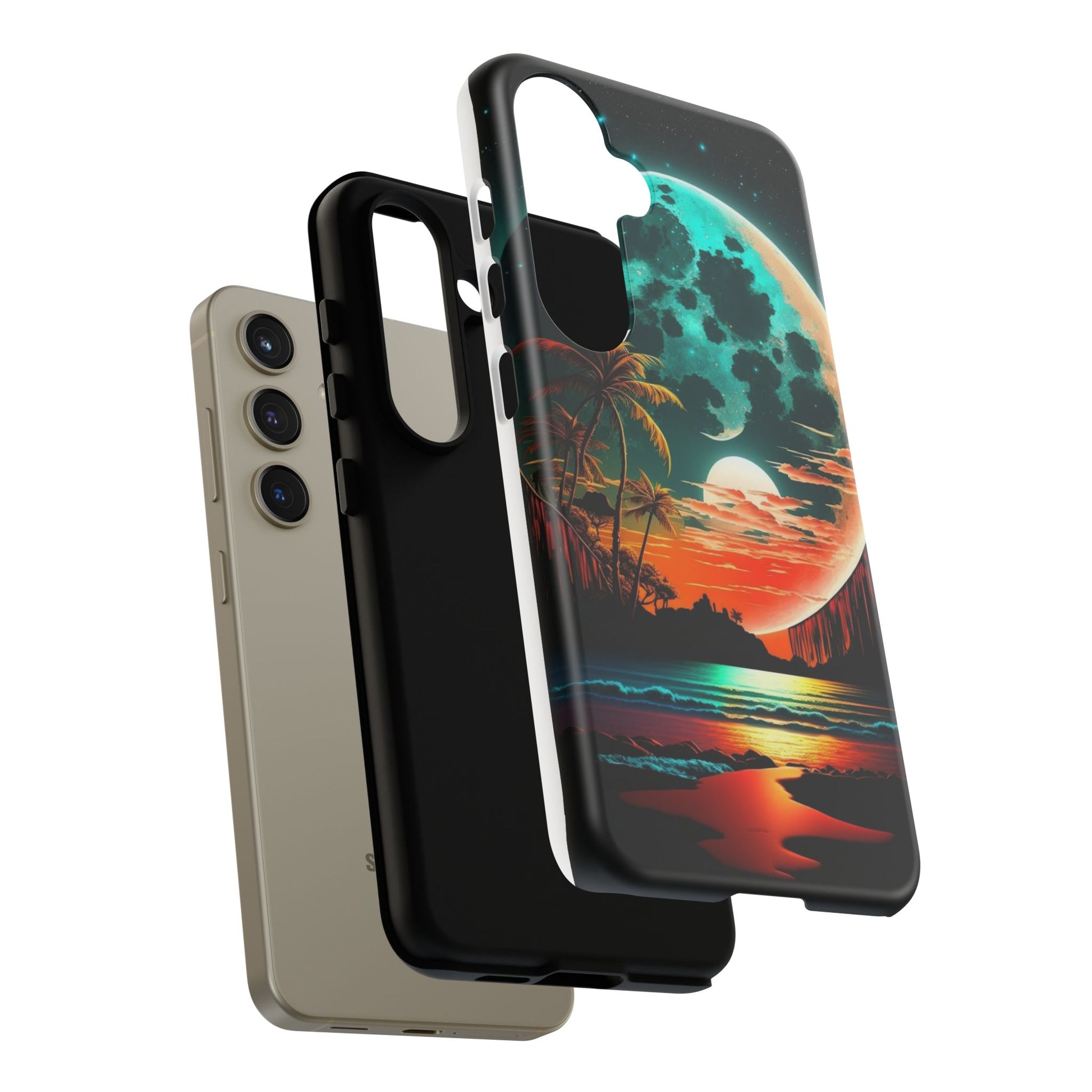 Fantasy Beach Sunset Landscape Phone Case for iPhone, Samsung Galaxy, & Pixel Phones