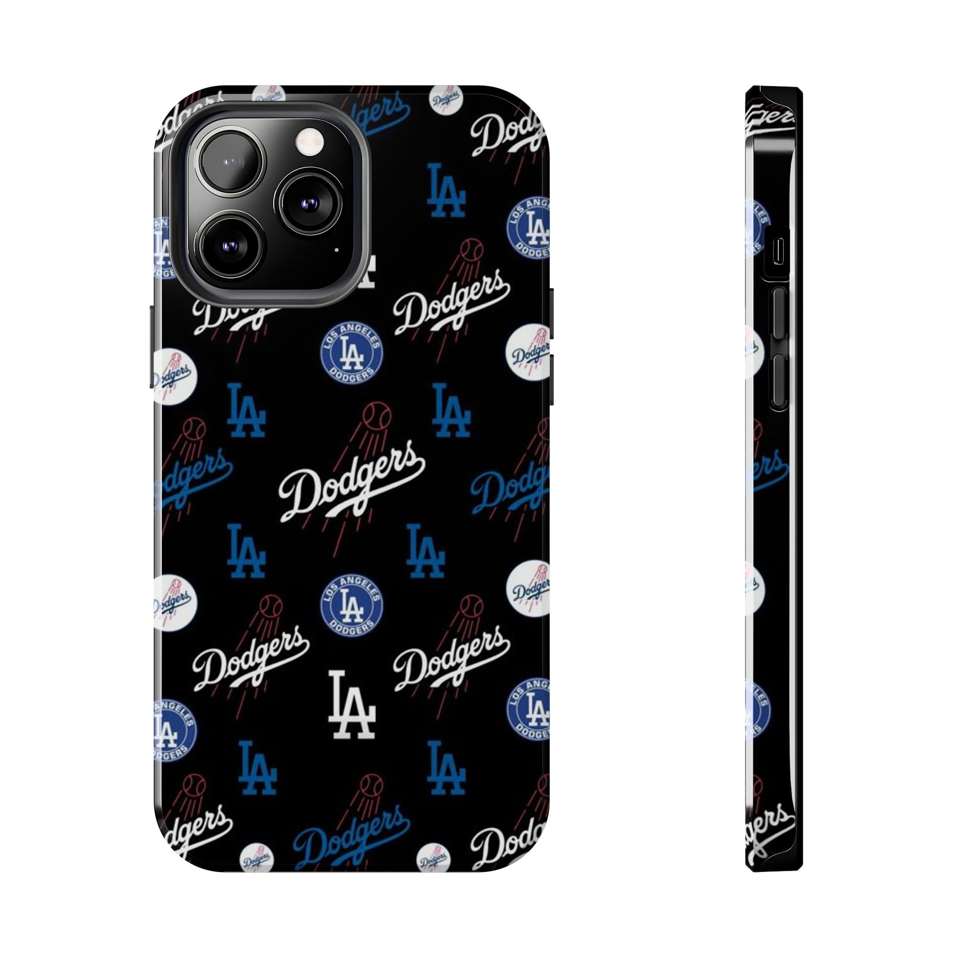 Dodgers Baseball Pattern Phone Cases for Iphones & Samsung Phones Durable