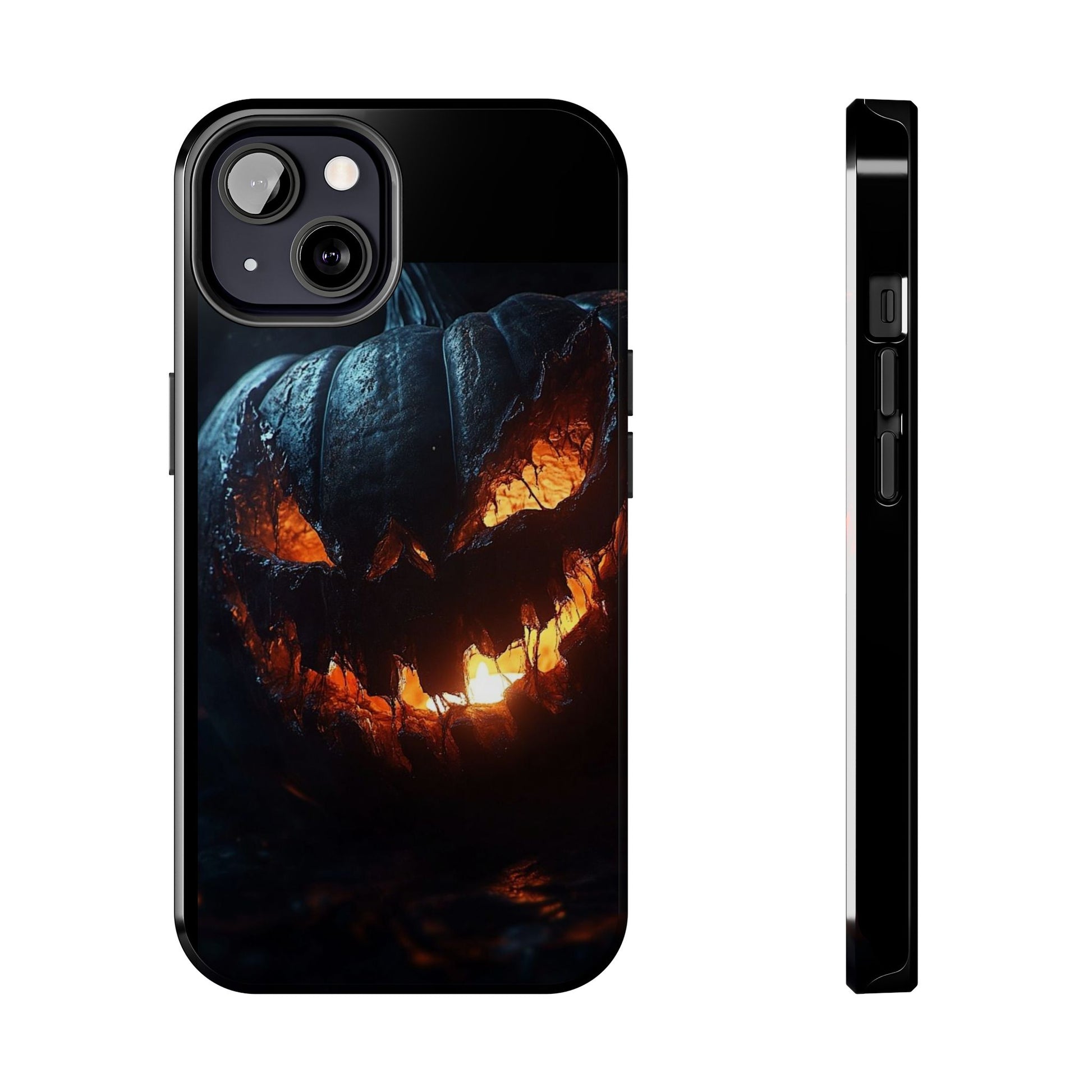 Scary Pumpkin Halloween Theme Phone Cases for iPhones & Samsung Phones