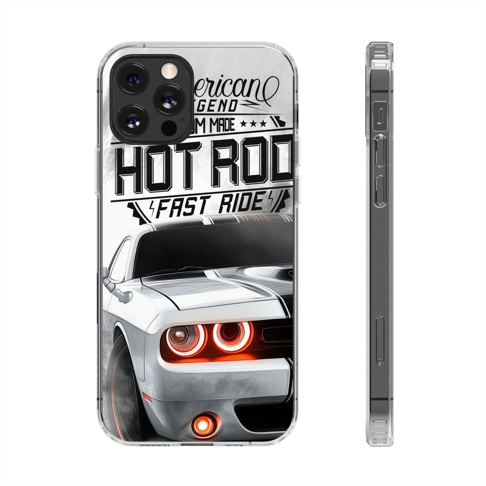 American Hot Rod Hell Cat Case for iPhone and Samsung phone