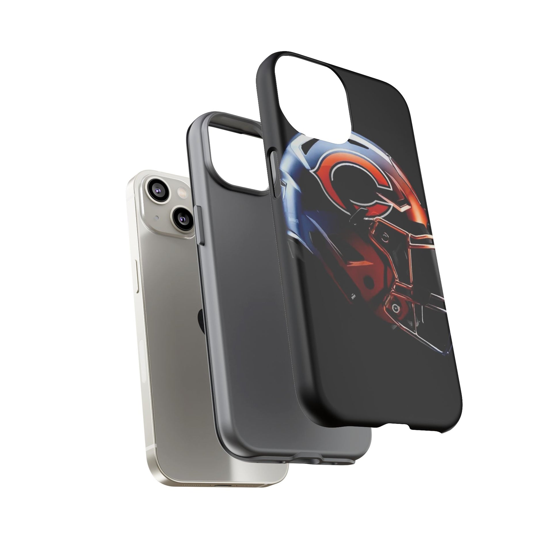Football Helmet Chicago Bears Phone Case, Tough Cases for iPhones, Samsung, and Pixel