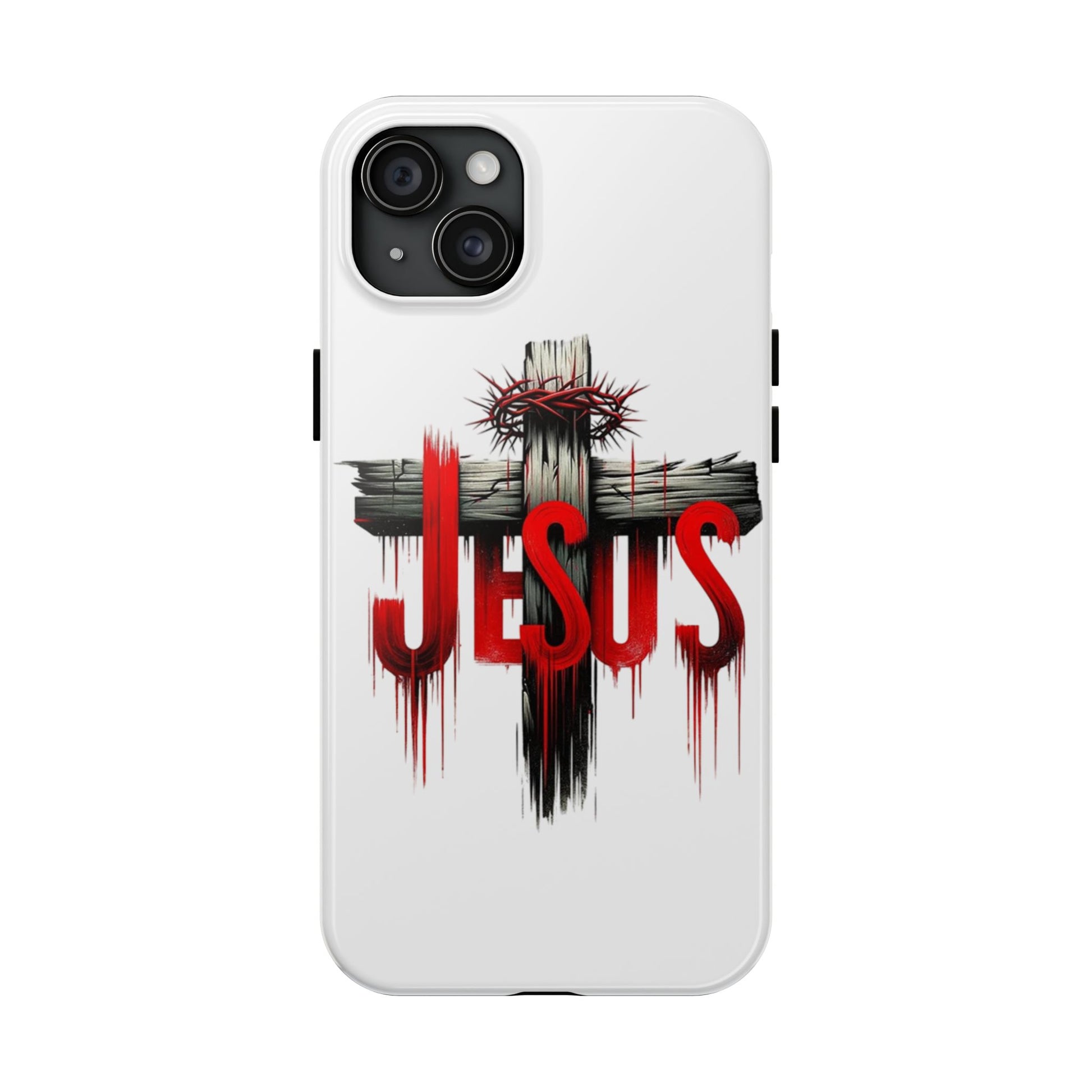Jesus Cross and Crown Christian Theme Phone Cases for iPhones & Samsung Phones