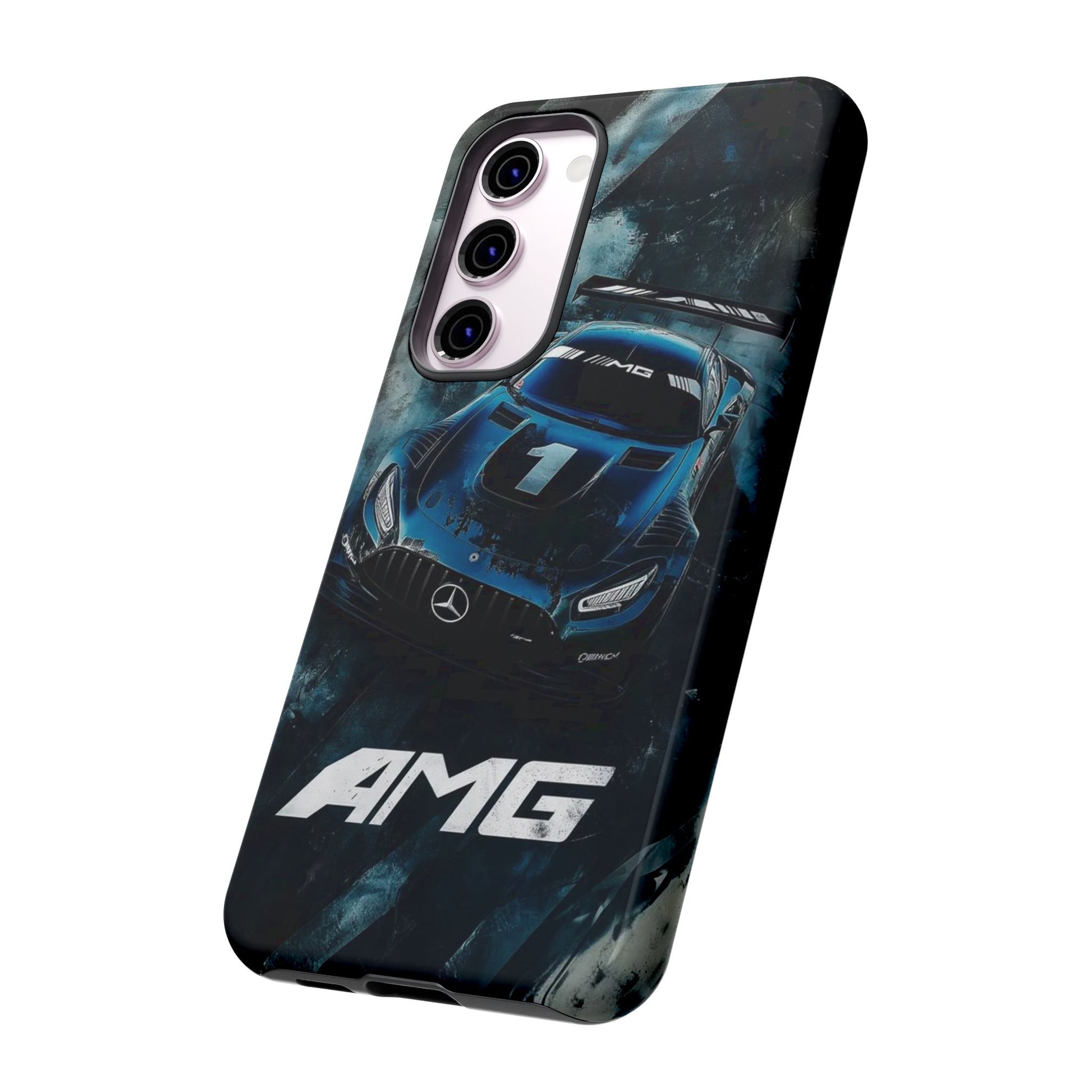 Mercedes AMG Racing Car Tough Cases for iPhones, Samsung, and Pixel