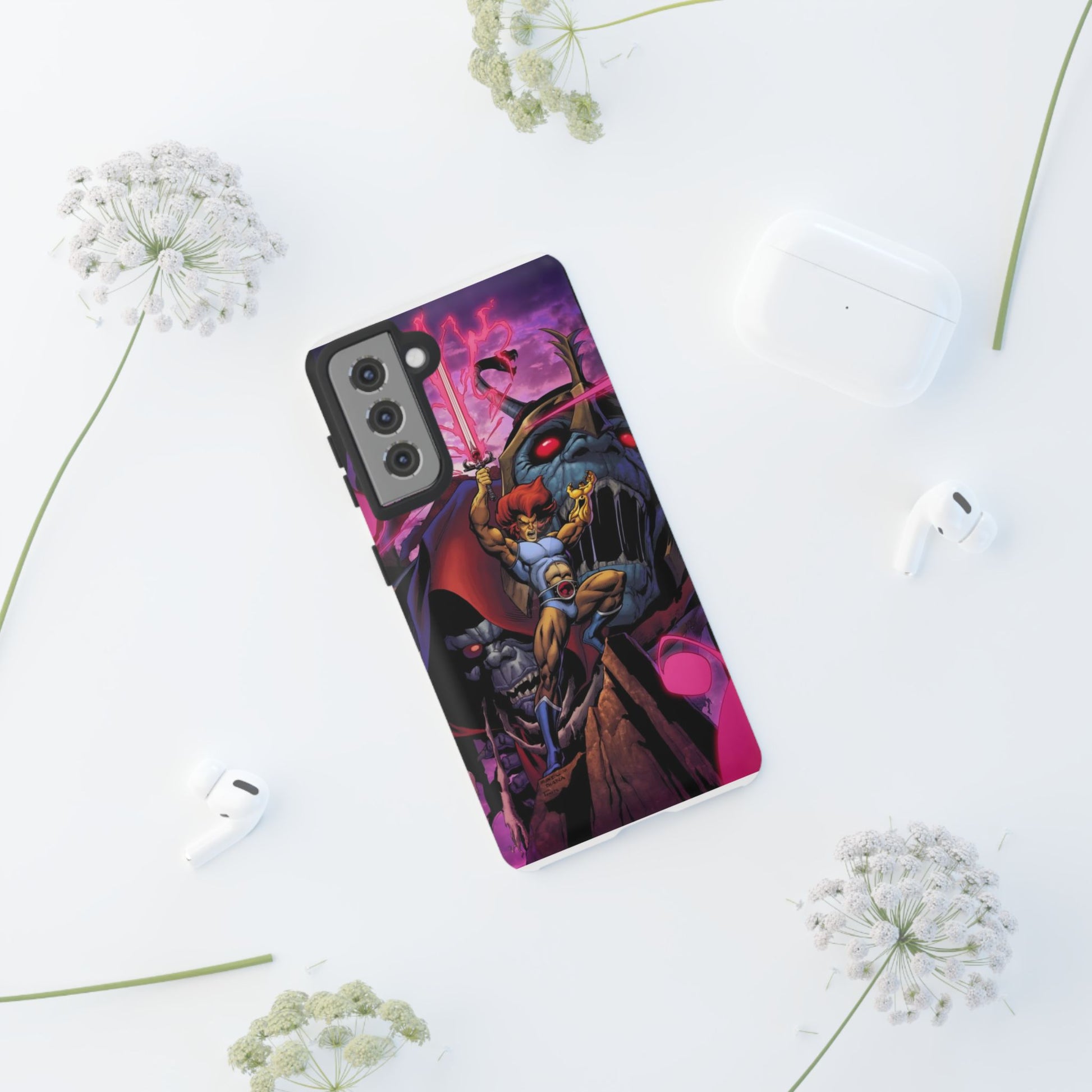 Thundercats Lion O x Mumra Tough Cases for iPhones, Samsung, and Pixel