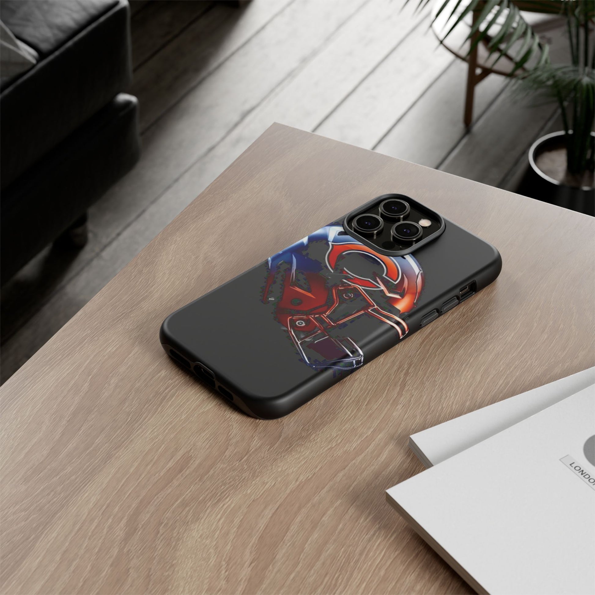 Football Helmet Chicago Bears Phone Case, Tough Cases for iPhones, Samsung, and Pixel