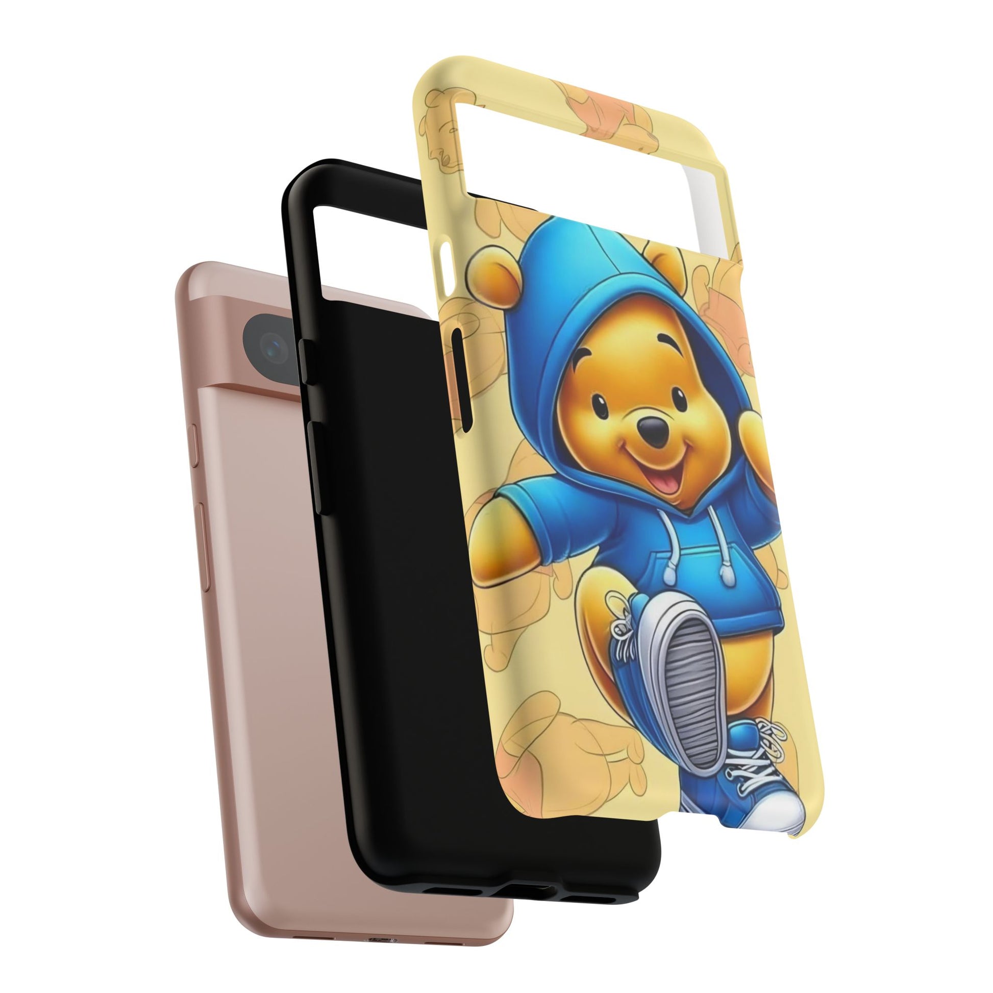 Cute Pooh Bear Phone Case, Tough Case