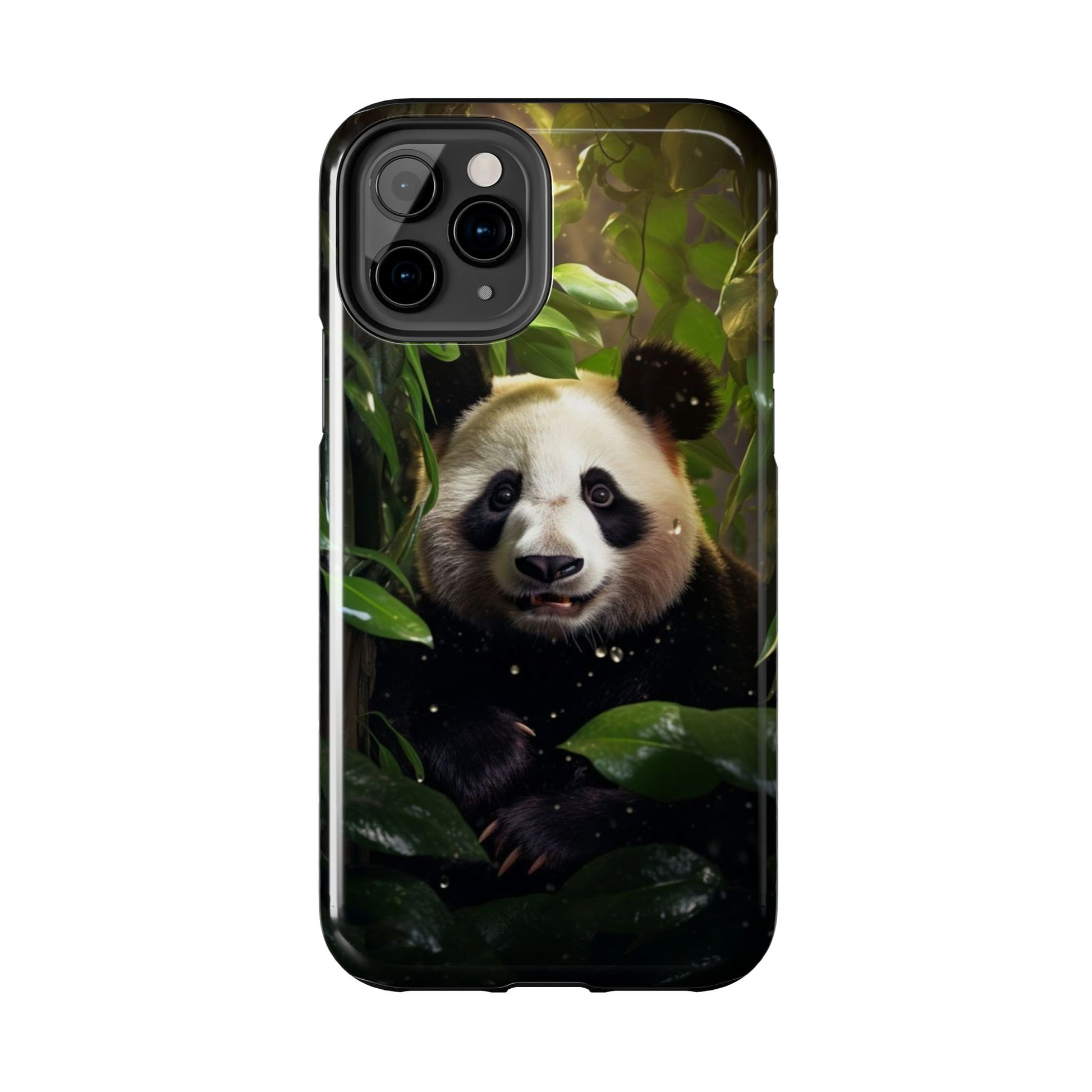 Smiling Panda Theme Phone Cases for iPhones & Samsung Phones