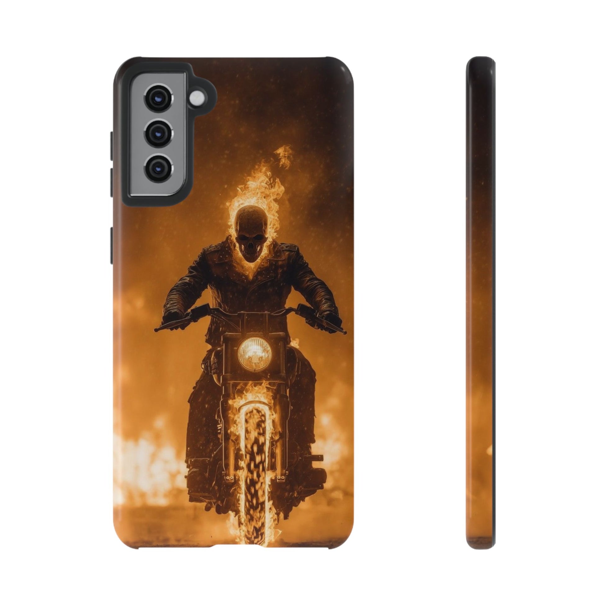 Marvel's Ghostrider Tough Cases for iPhones, Samsung, and Pixel