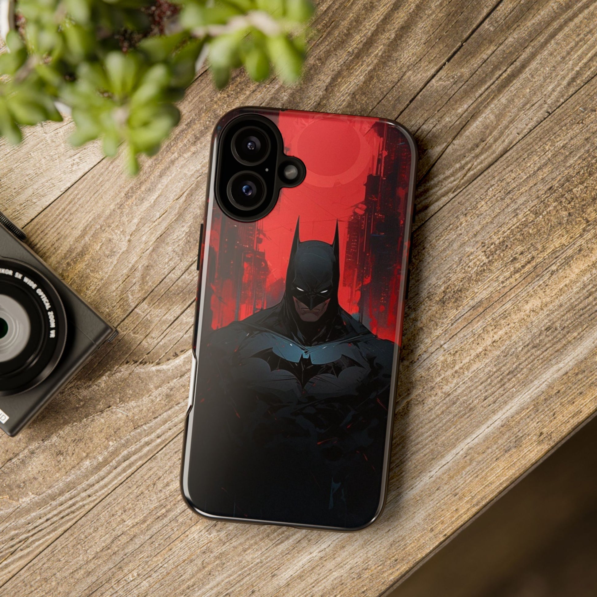 The Dark Knight Batman Tough Cases for iPhones, Samsung, and Pixel
