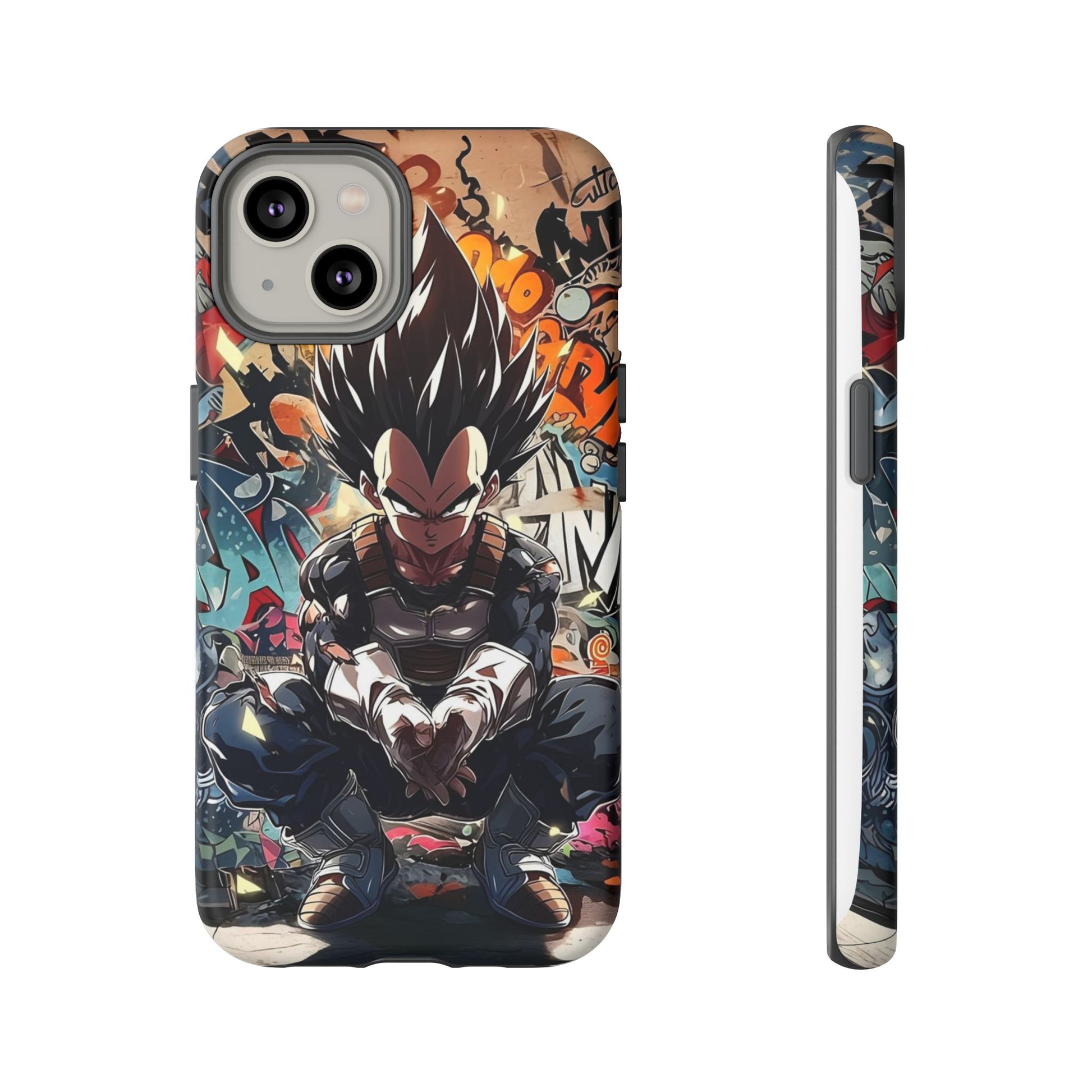 Anime Vegeta Dragon ball Z Tough Cases for iPhones, Samsung, and Pixel