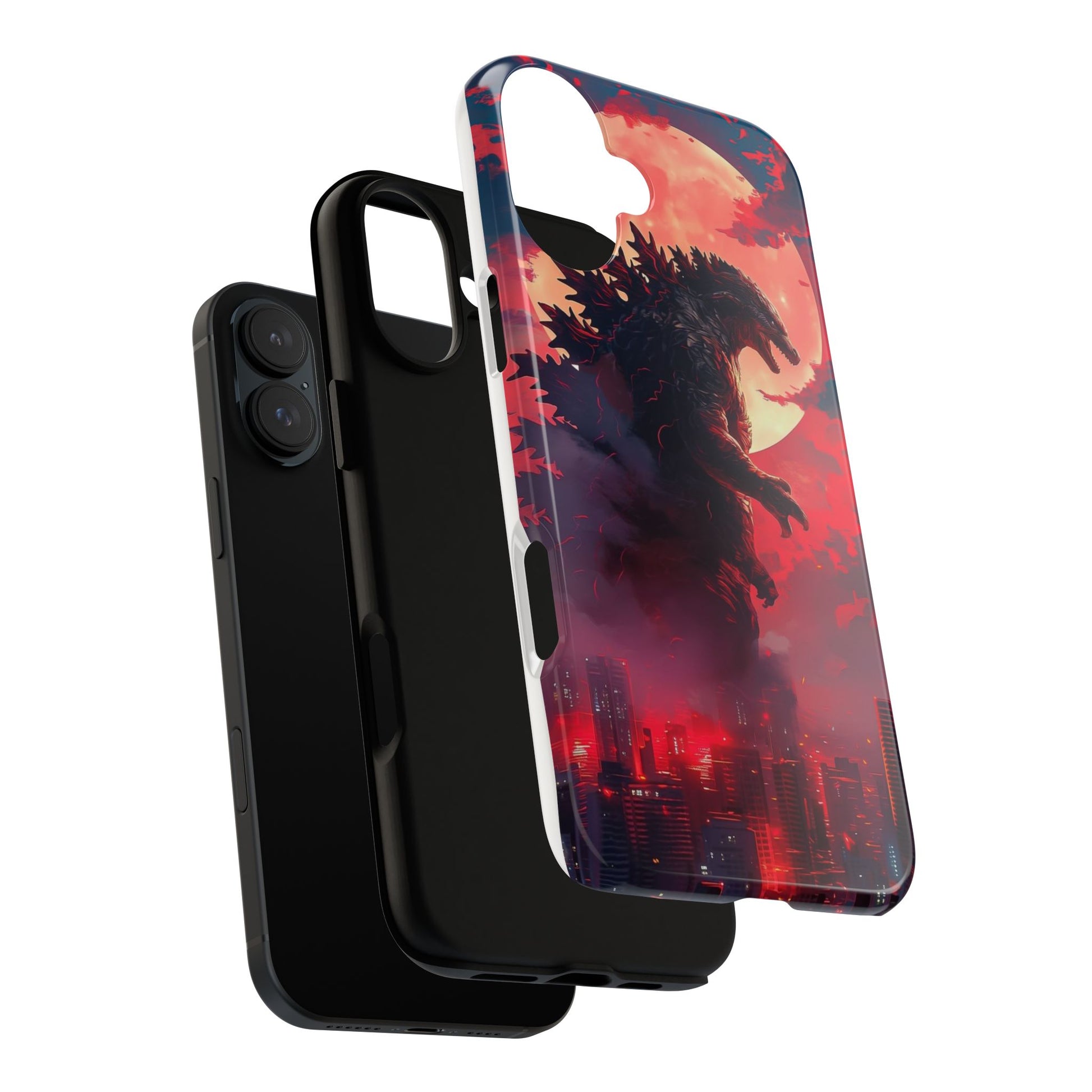 King of Monsters Godzilla Tough Phone Cases for iPhones, Samsung, and Pixel