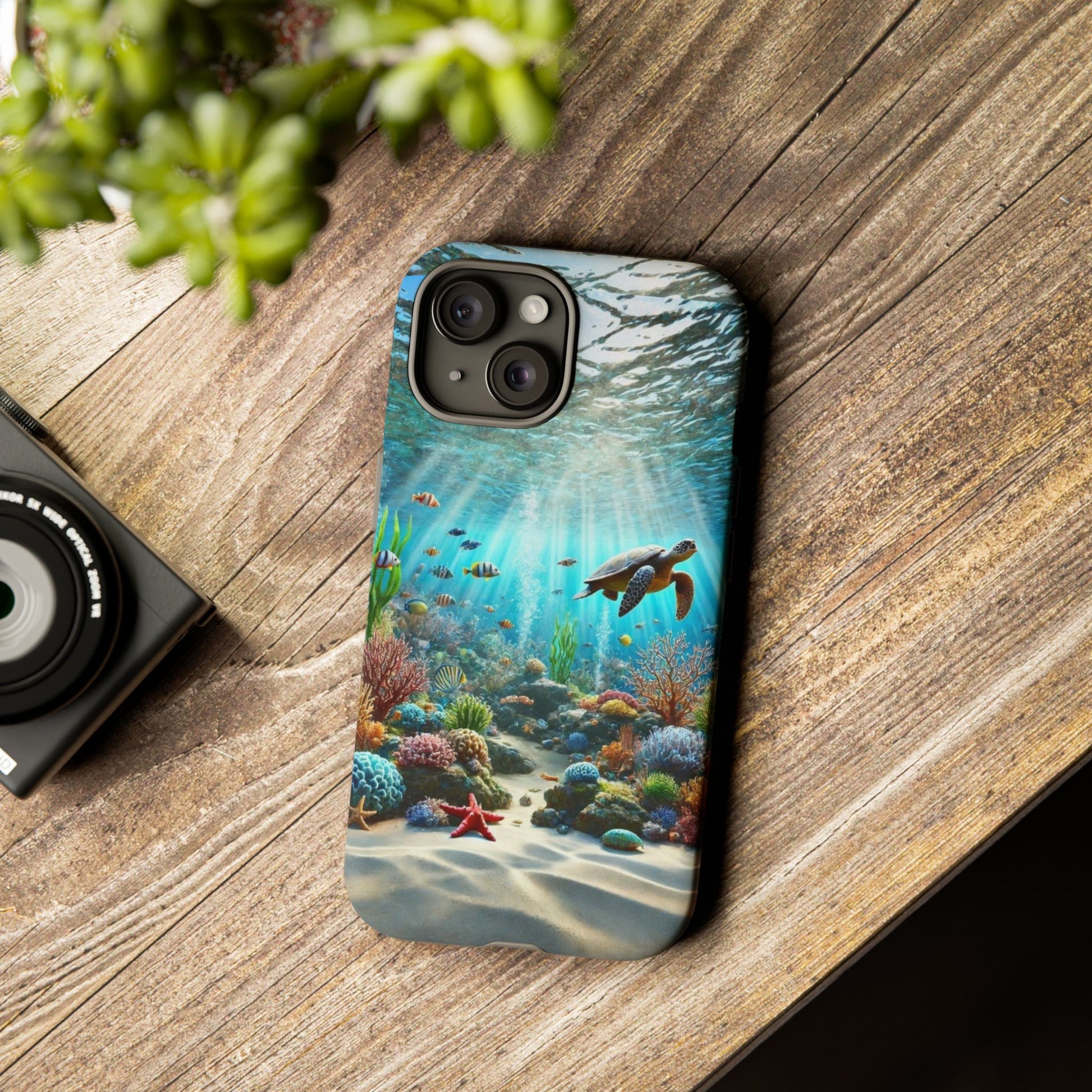 Under Sea Landscape Tough Cases for iPhones, Samsung, and Pixel