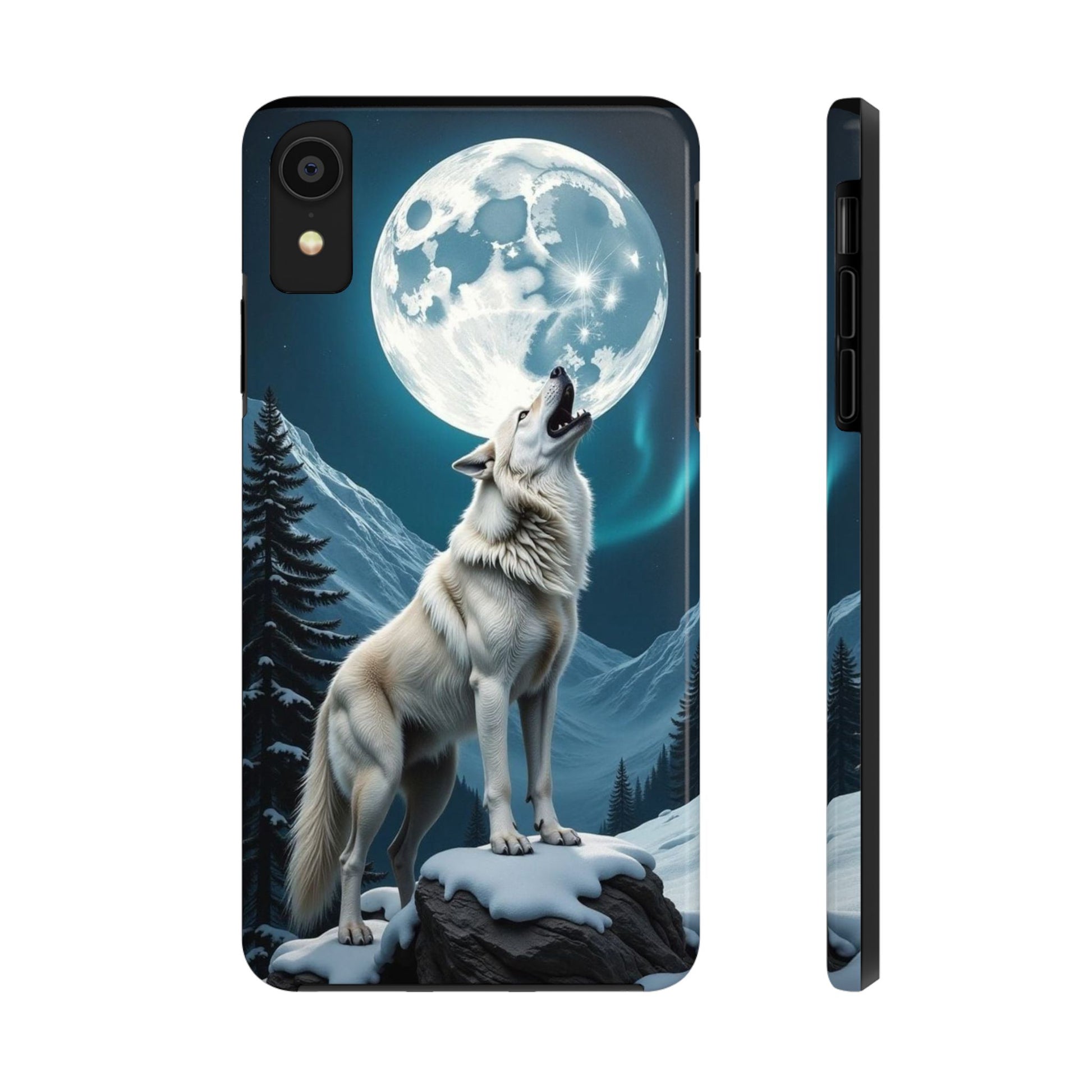 Howling Wolf Theme Phone Cases for iPhones & Samsung Phones
