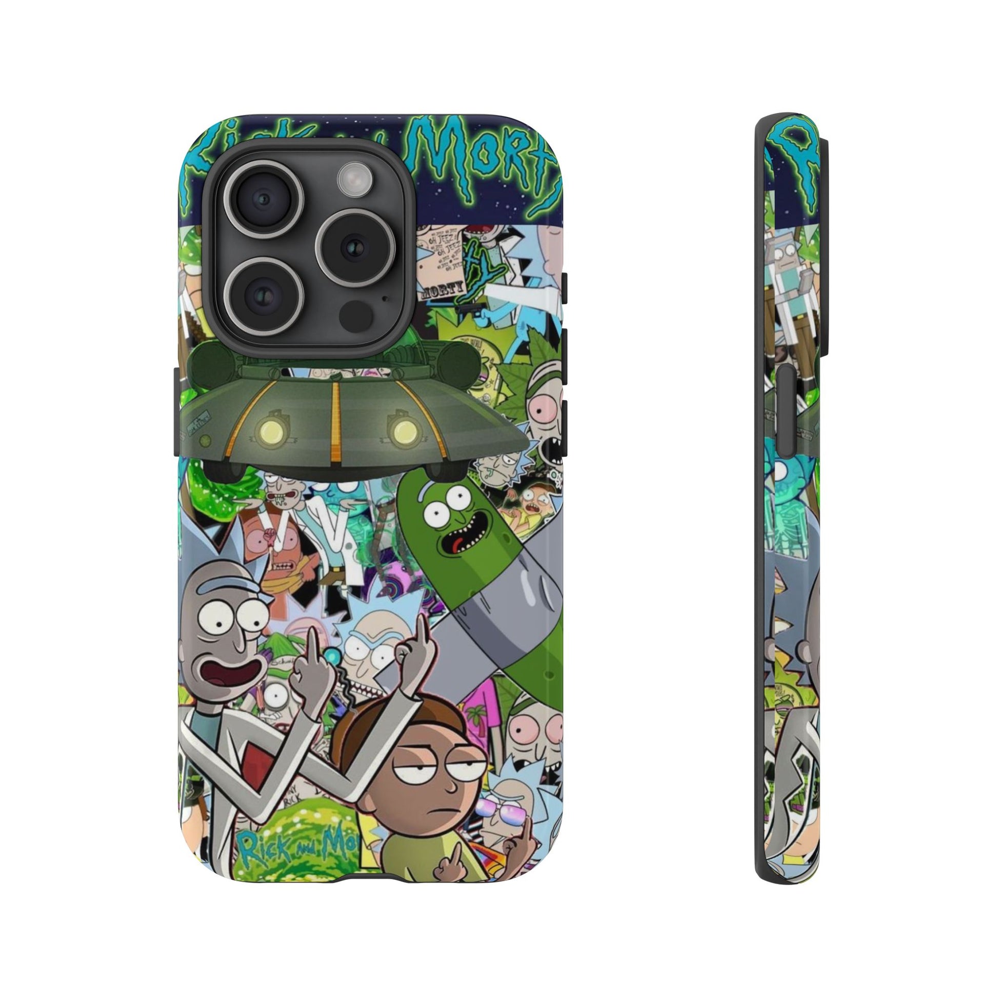 Rick and Morty Phone Case, Tough Cases for iPhones, Samsung, and Pixel