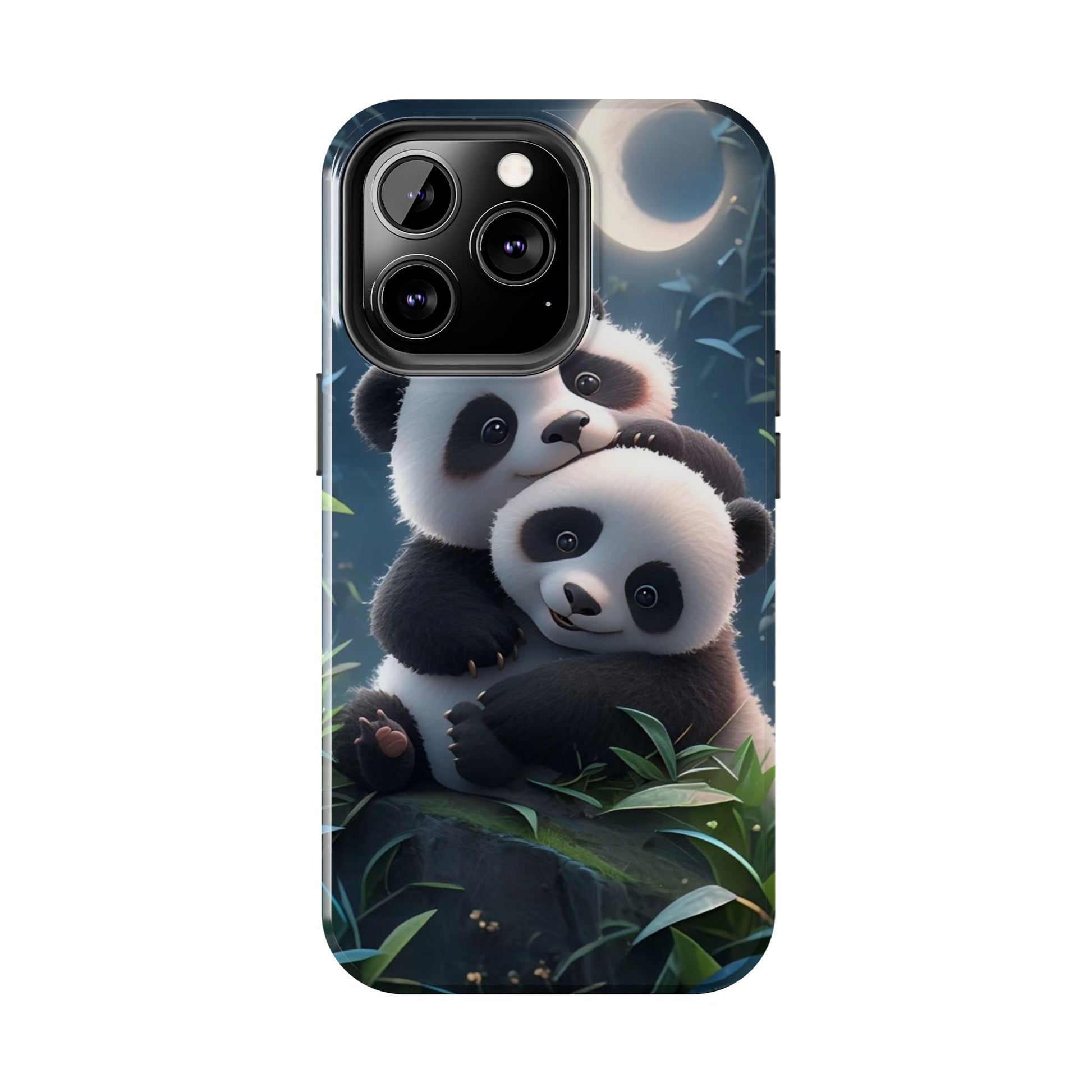 Hugging Pandas Theme Phone Cases for iPhones & Samsung Phones