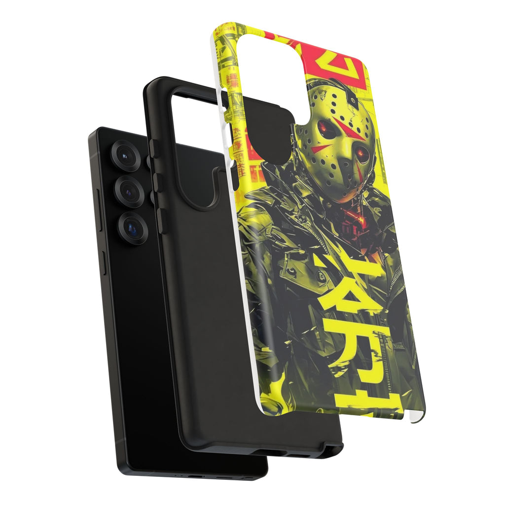 Cyberpunk X Jason Voorhees Tough Cases for iPhones, Samsung, and Pixel
