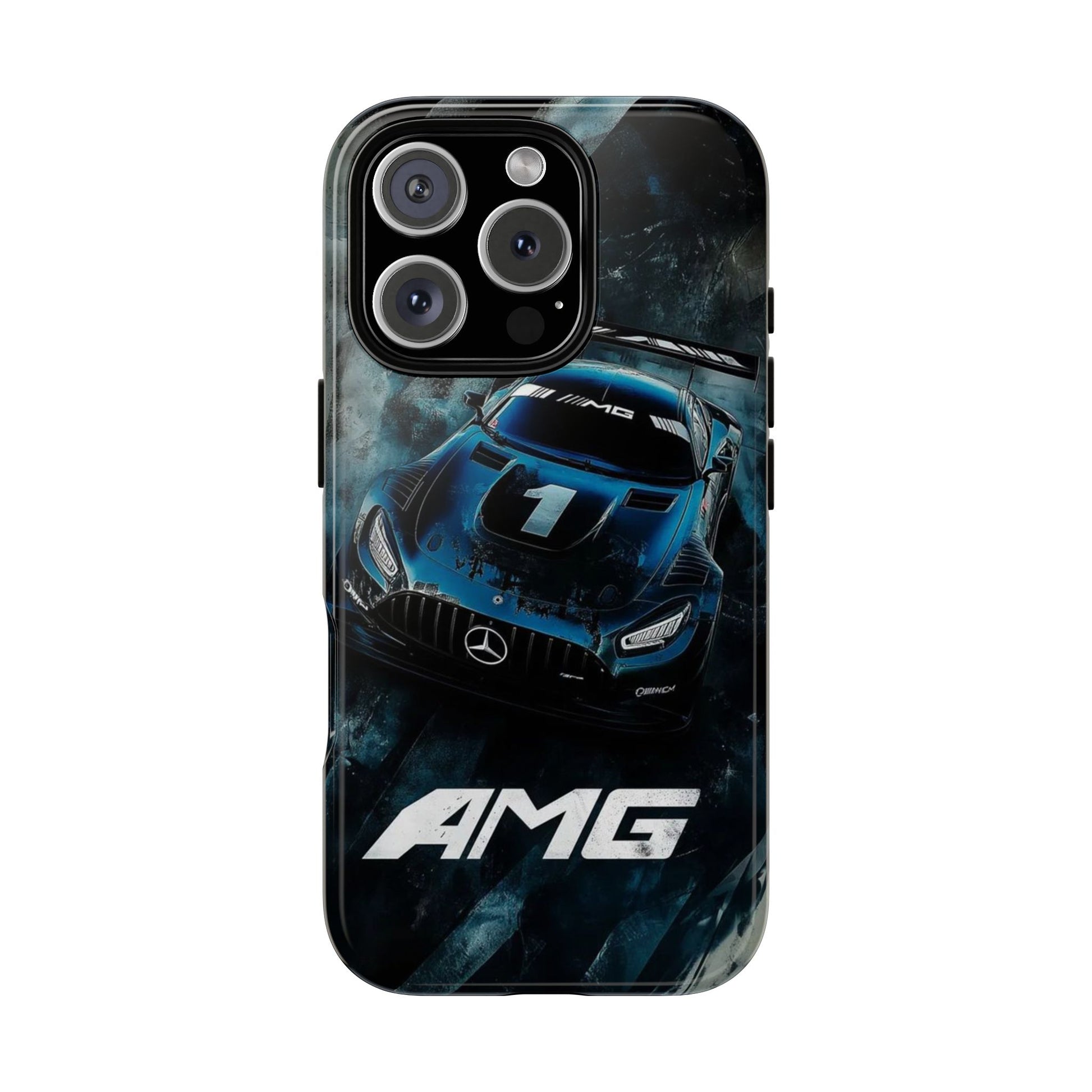 Mercedes AMG Racing Car Tough Cases for iPhones, Samsung, and Pixel