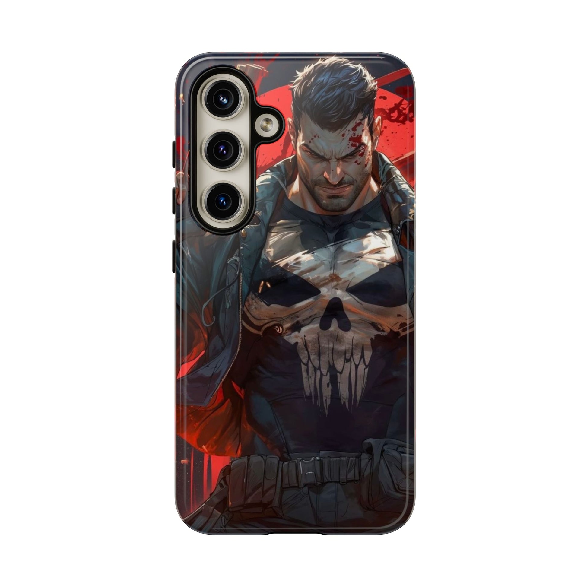Punisher Tough Cases for iPhones, Samsung, and Pixel