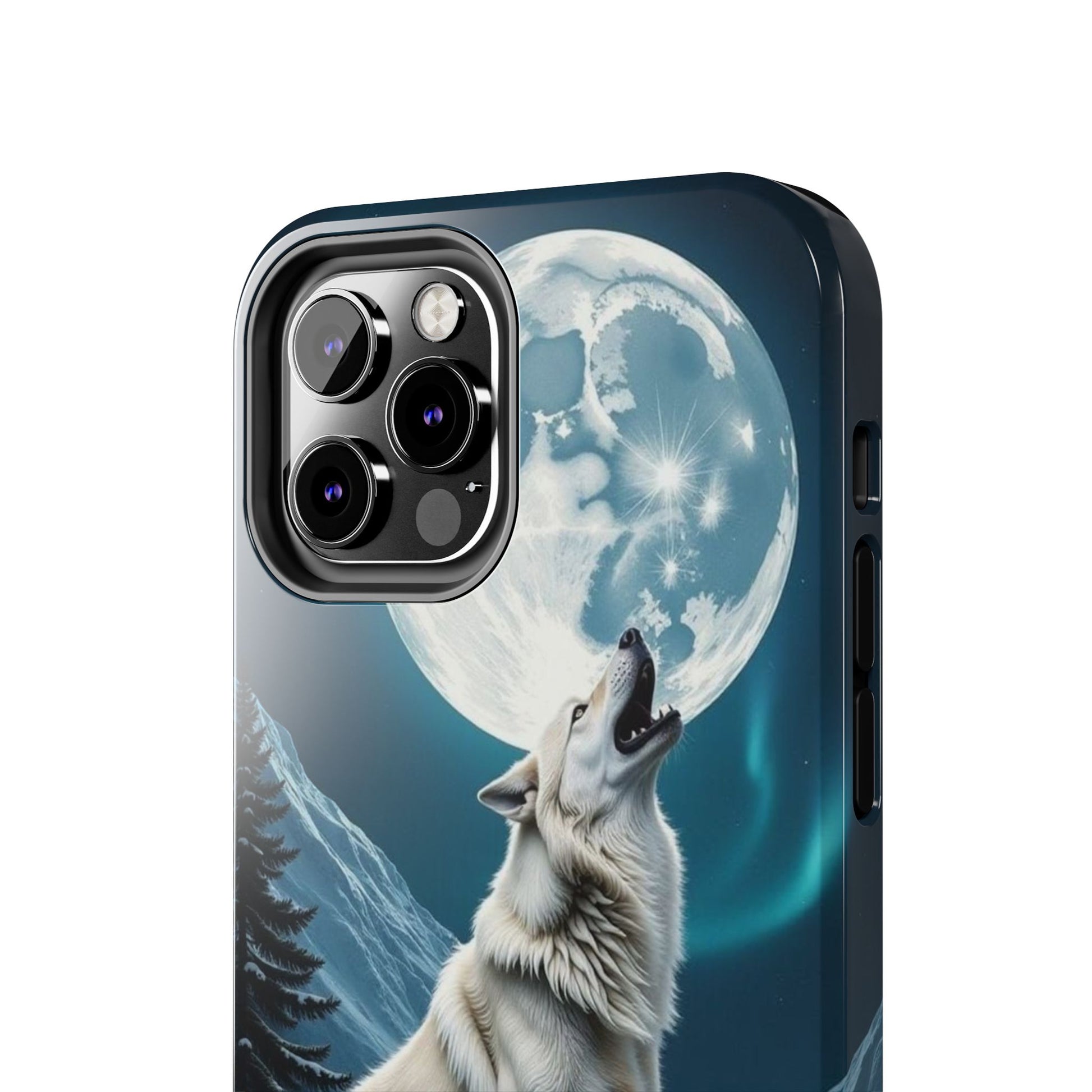Howling Wolf Theme Phone Cases for iPhones & Samsung Phones