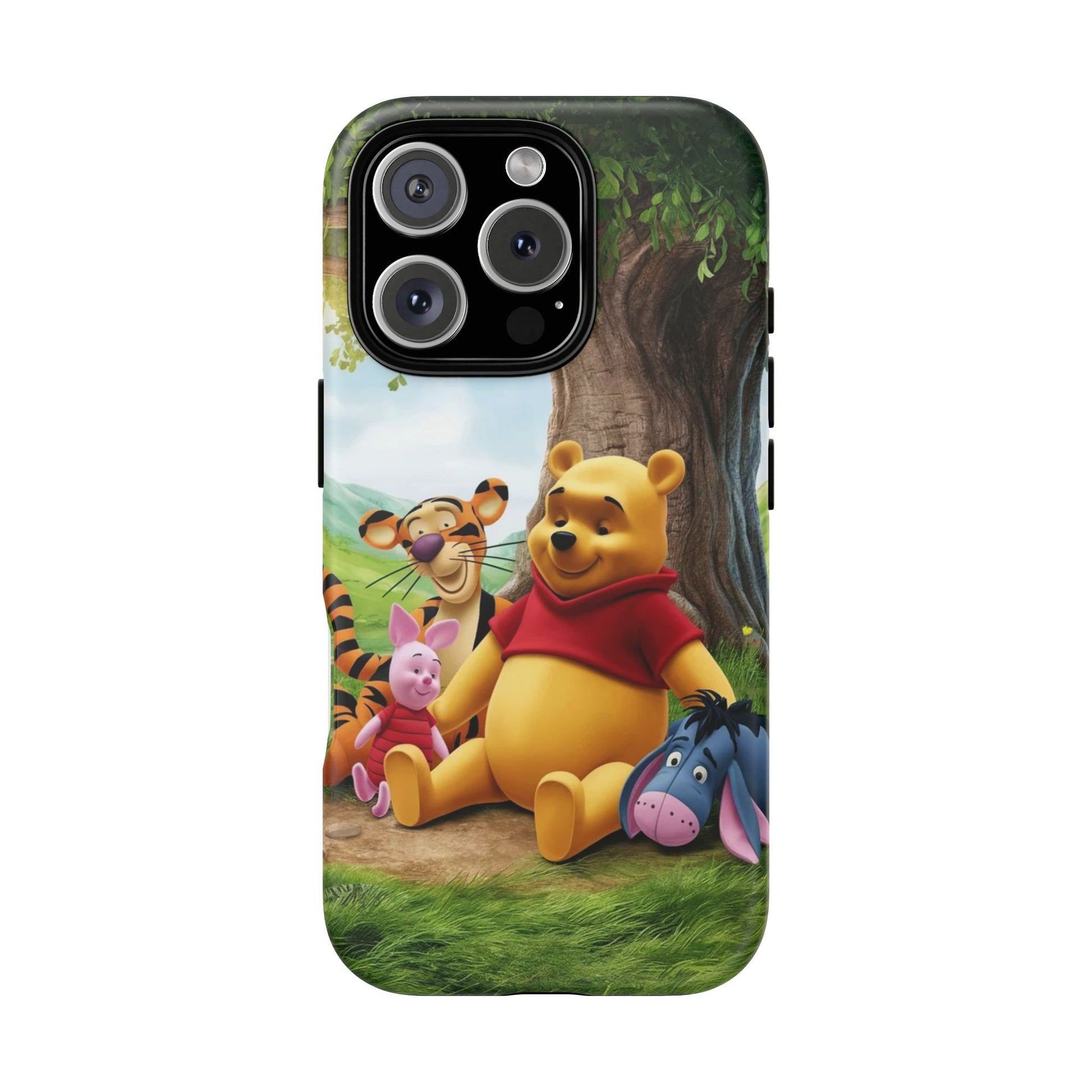 Cute Pooh Bear Phone Case, Tough Cases, Disney Phone for iPhones, Samsung, and Pixel