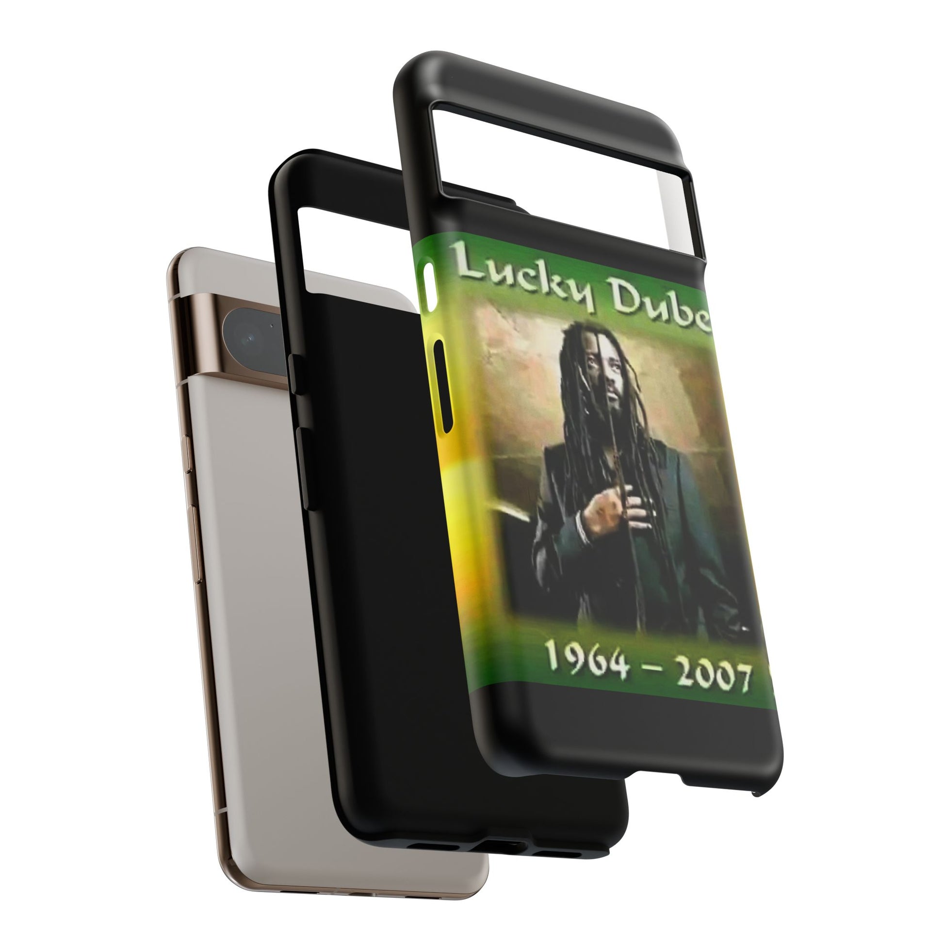 Lucky Dube Tough Cases for iPhones, Samsung, and Pixel