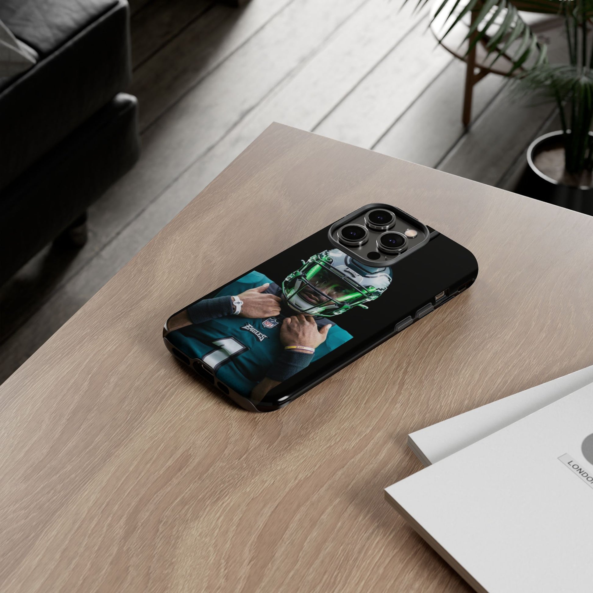 Eagles Football Jalen Hurts Tough Cases for iPhones, Samsung, and Pixel