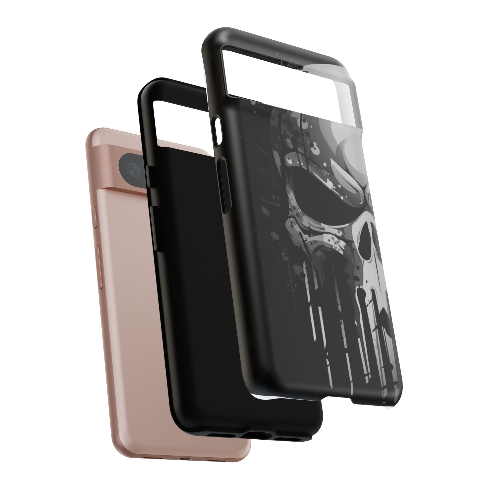 Punisher Skull Tough Cases for iPhones, Samsung, and Pixel