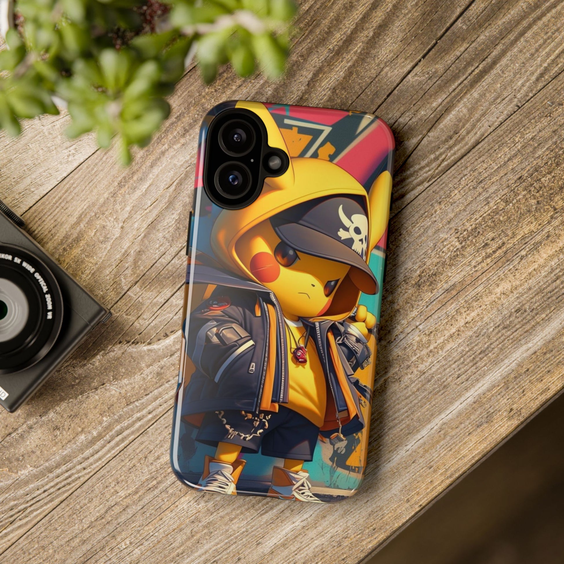 Cute Poke Bear Phone Case, Tough Cases for iPhones, Samsung, and Pixel