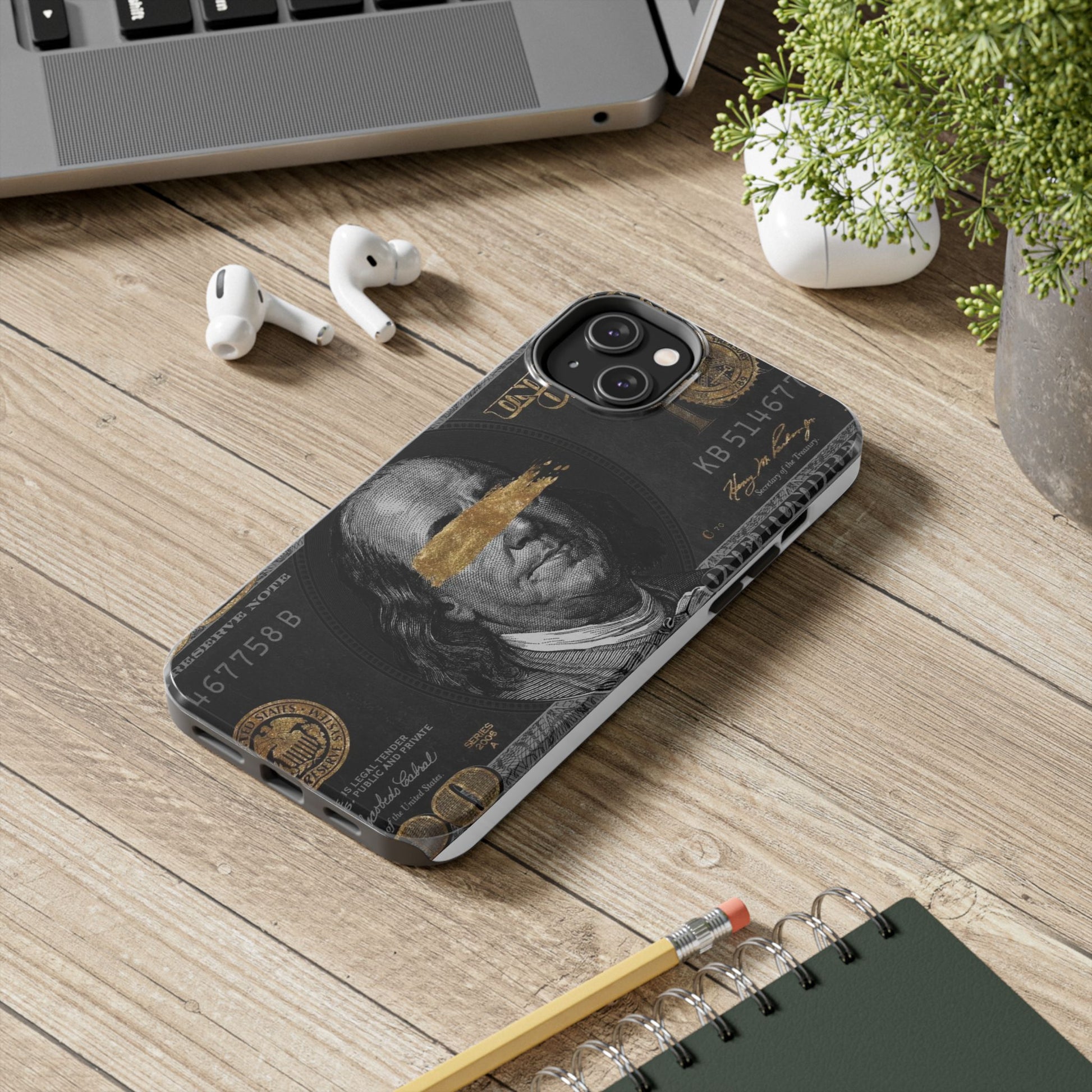 Hundred Dollar Bill Phone Cases for Iphones & Samsung Durable