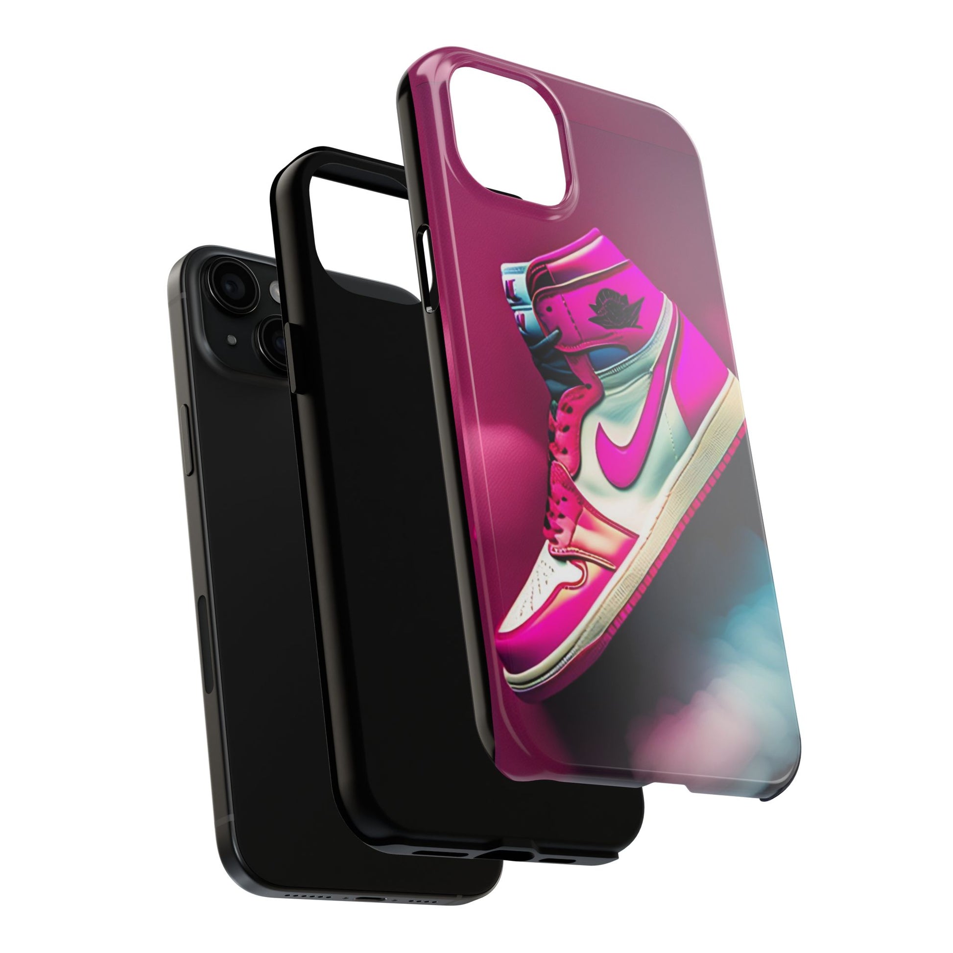 Pink Jordan Sneakers Phone Cases for iPhones & Samsung Phones