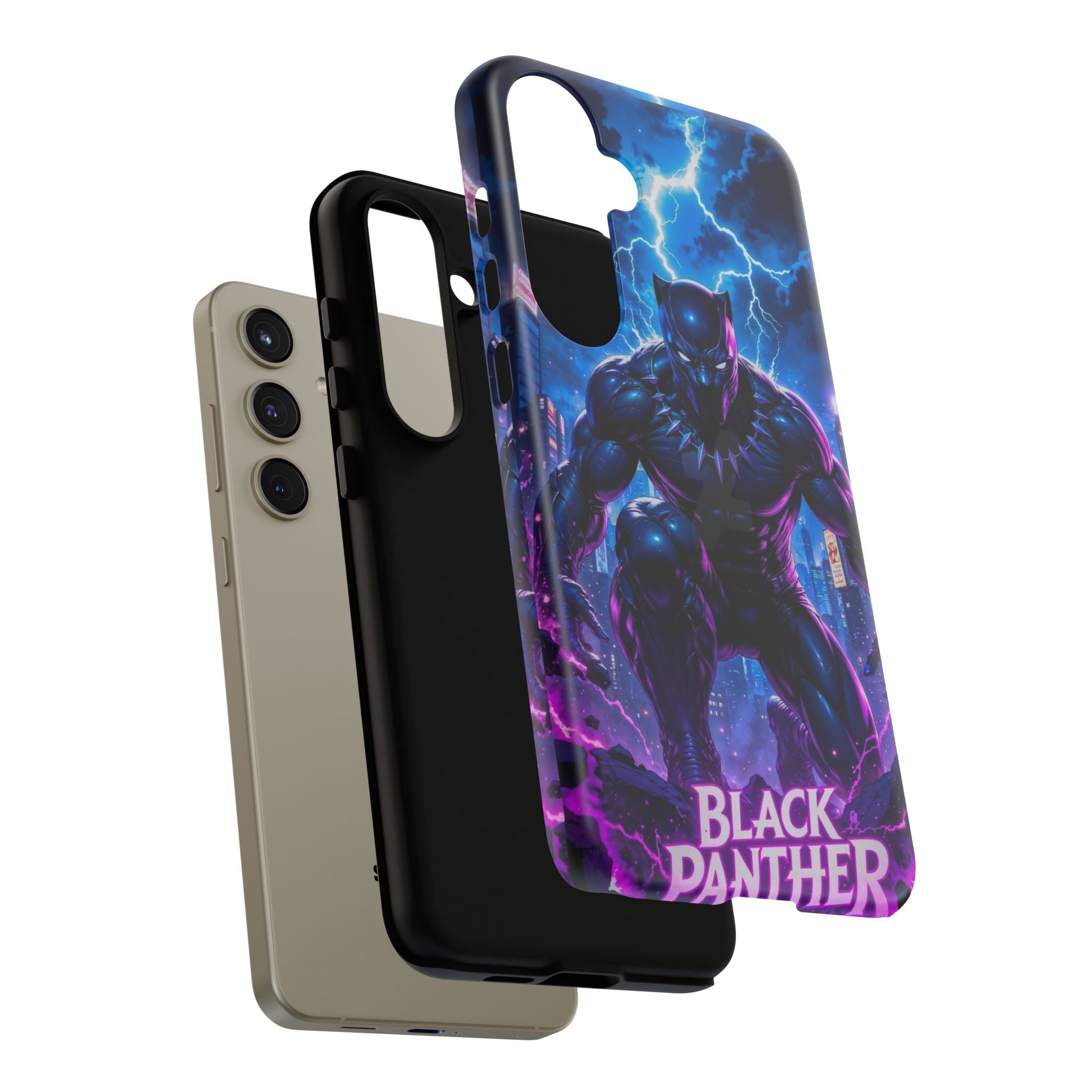 Black Panther Phone Case, Tough Cases for iPhones, Samsung, and Pixel
