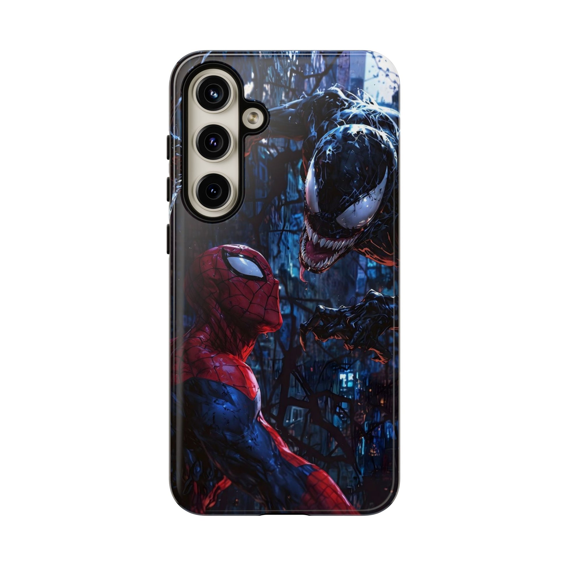 Venom x Spiderman Phone Case, Tough Cases for iPhones, Samsung, and Pixel