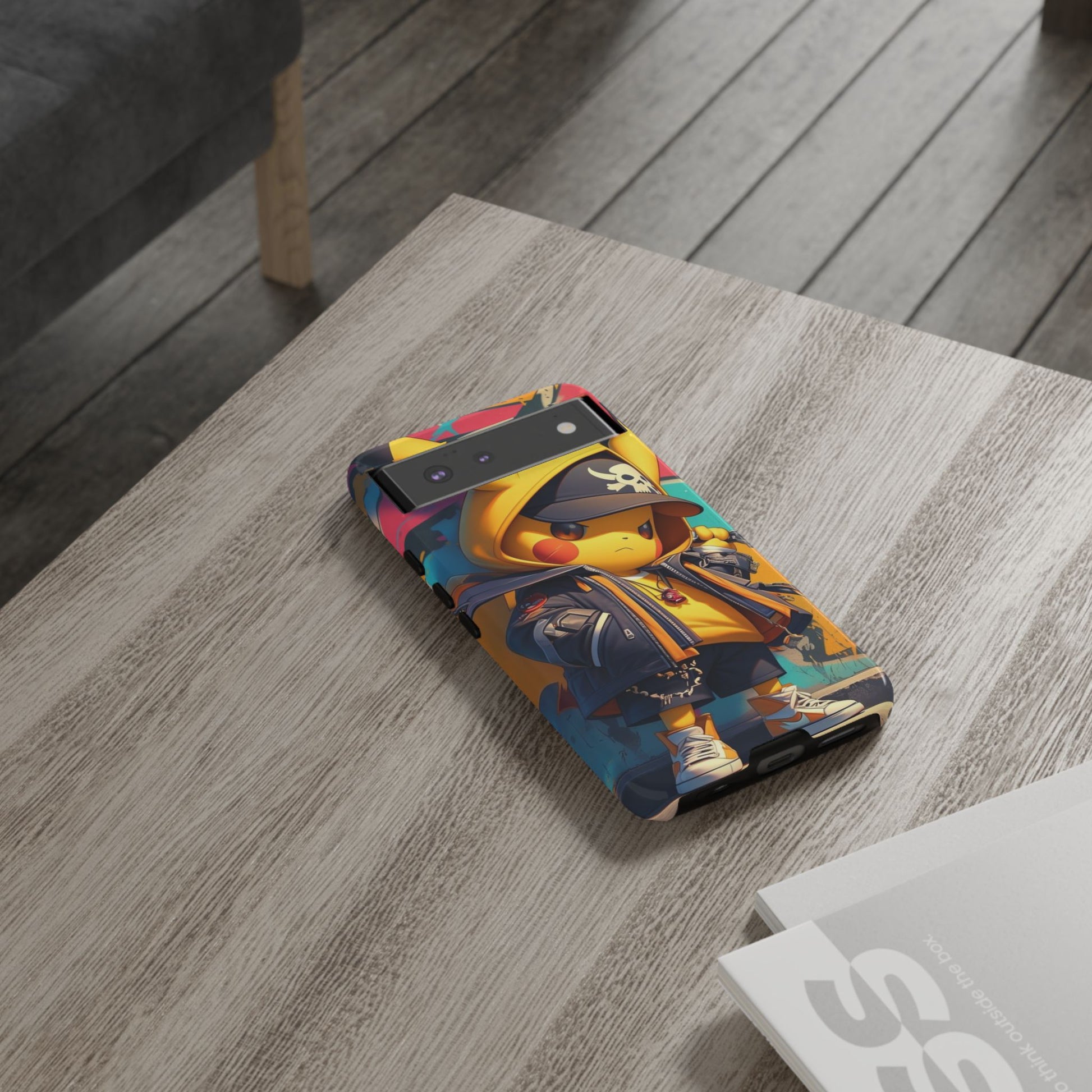 Cute Poke Bear Phone Case, Tough Cases for iPhones, Samsung, and Pixel