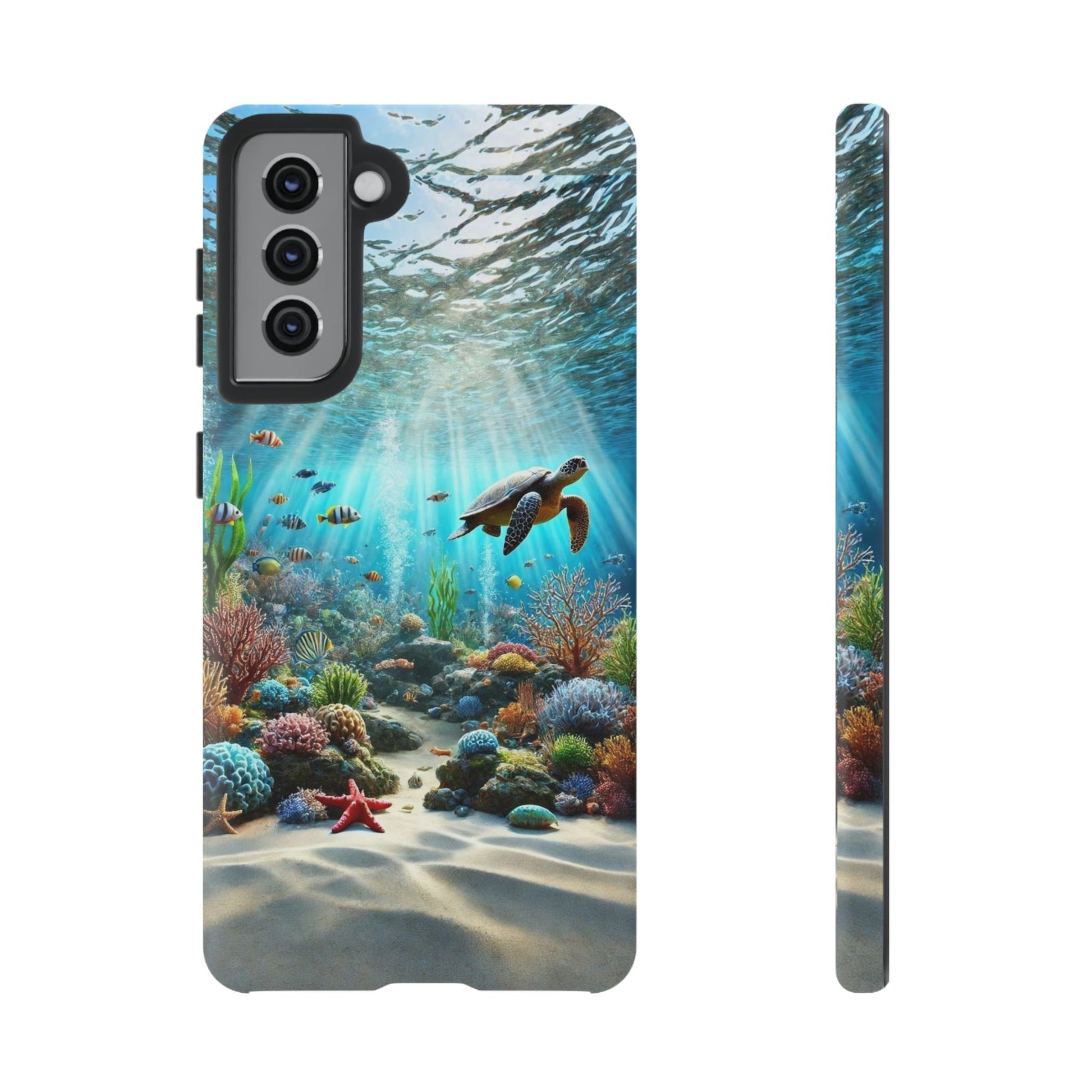 Under Sea Landscape Tough Cases for iPhones, Samsung, and Pixel