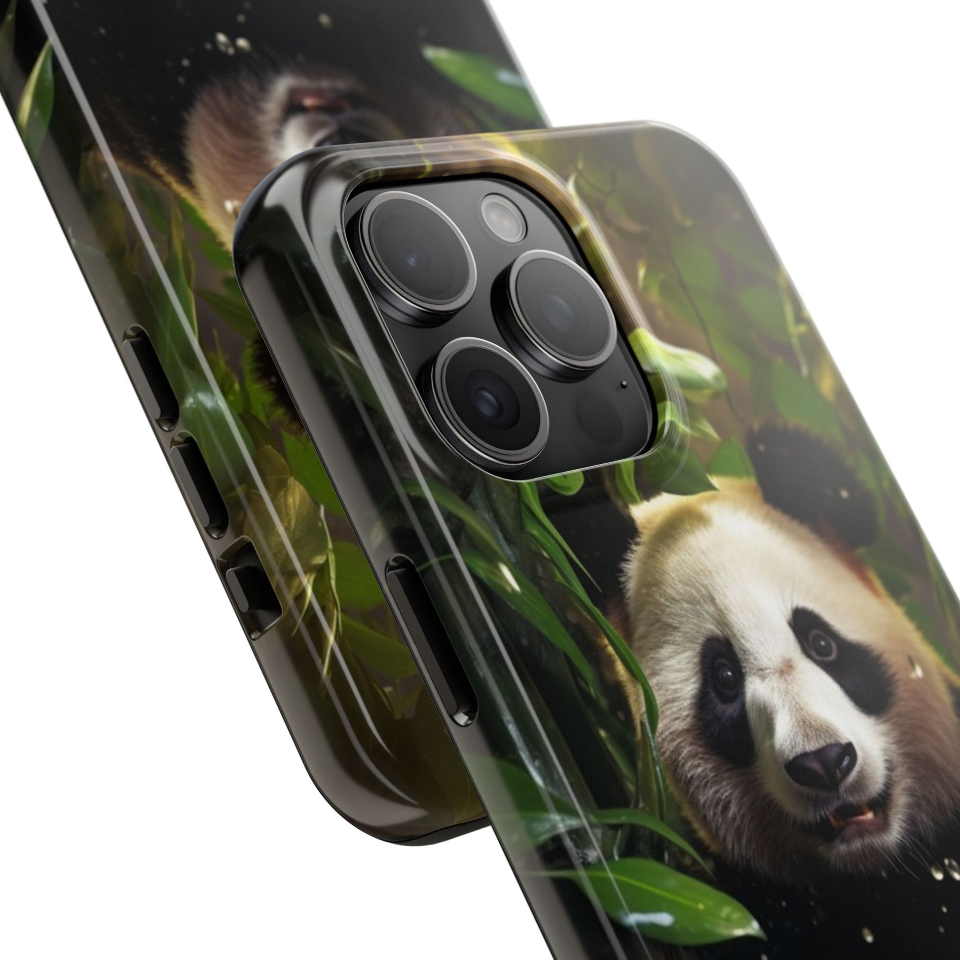 Smiling Panda Theme Phone Cases for iPhones & Samsung Phones